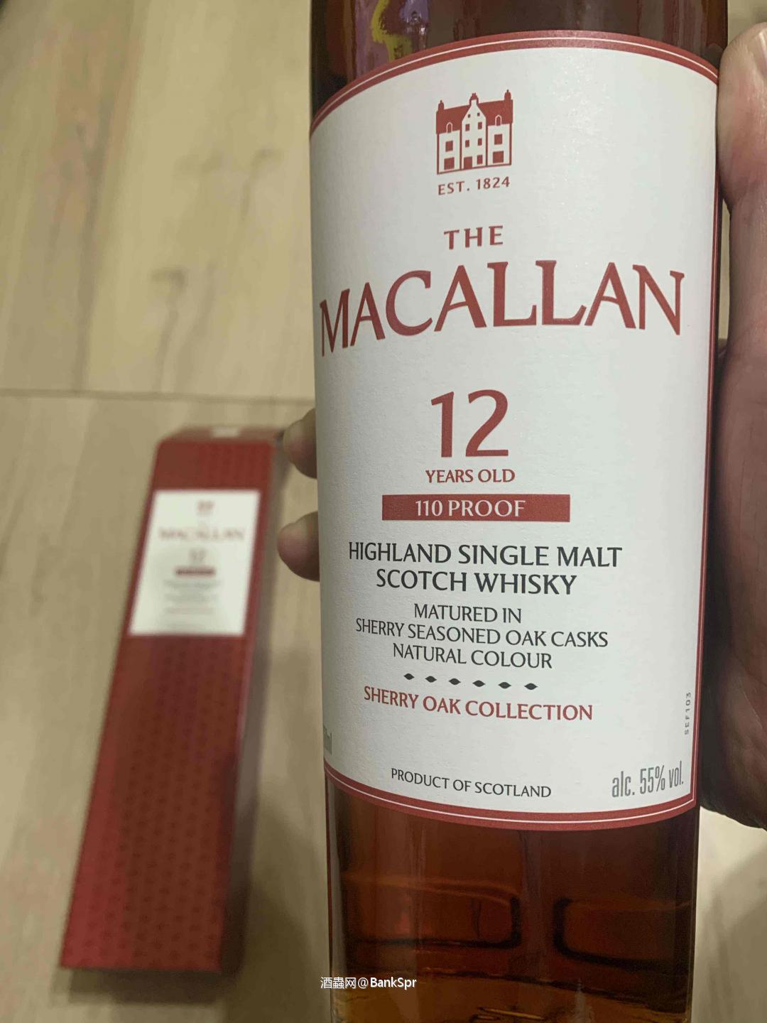 老乡最爱桶强 Macallan 12 110 Proof