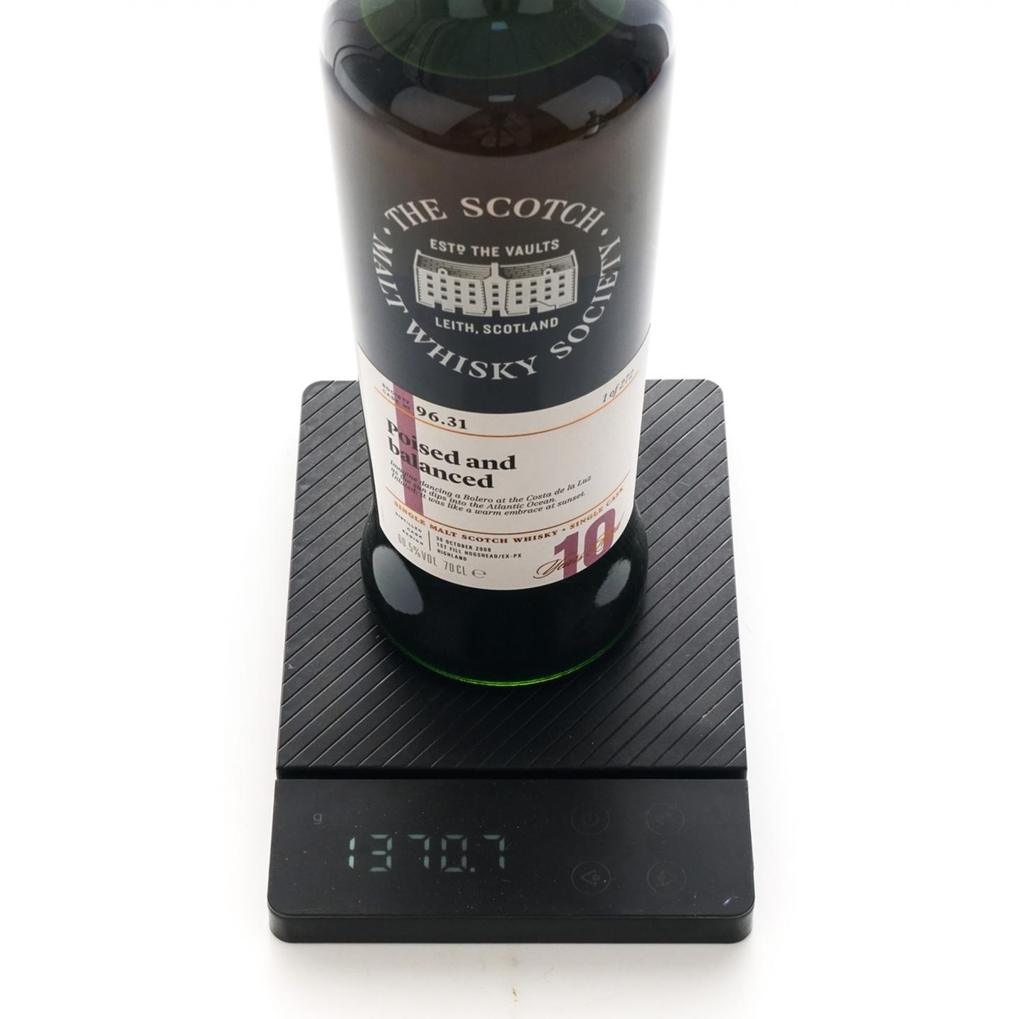 SMWS 96.31 格兰多纳 10年 2008 雪莉桶后熟 单桶 行货