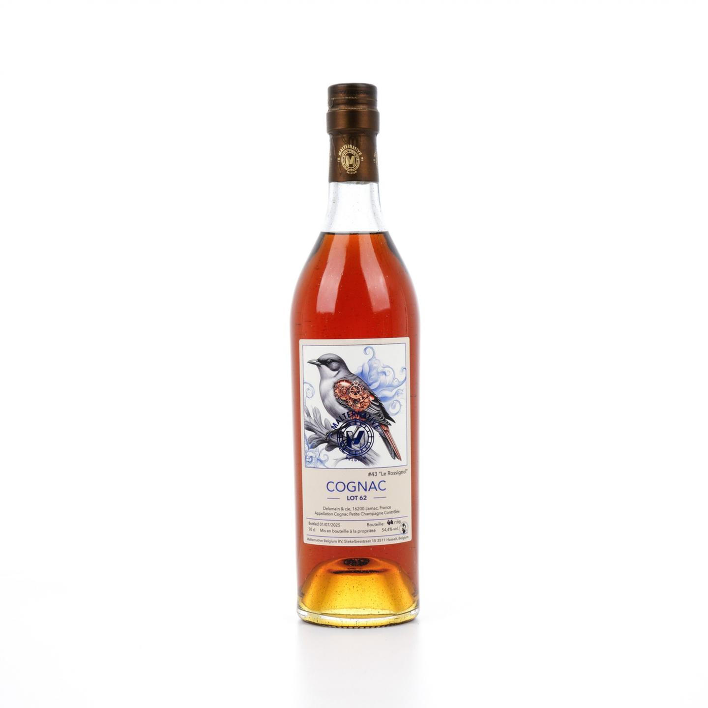 Delamain & cie 干邑#43 "Le Rossignol"Lot 62 Malternative Belgium