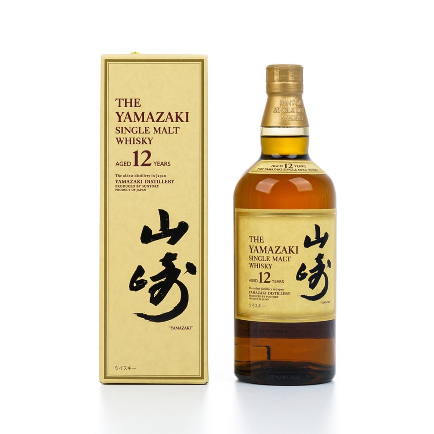 山崎 12年 Single Malt 金花头 700ml