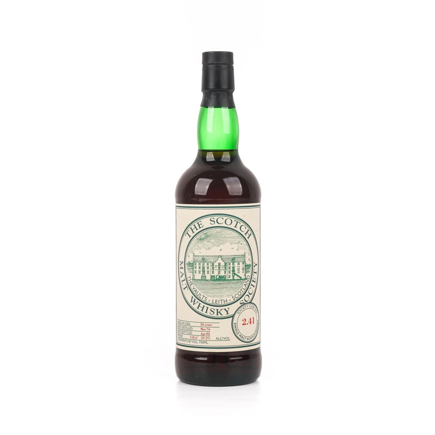 SMWS 2.41 格兰威特 26年 1976-2002 750ml