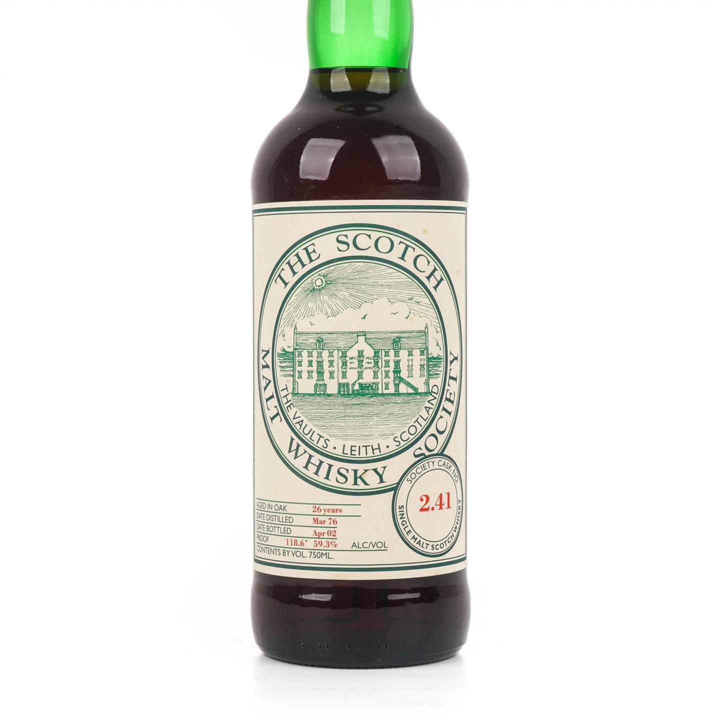 SMWS 2.41 格兰威特 26年 1976-2002 750ml