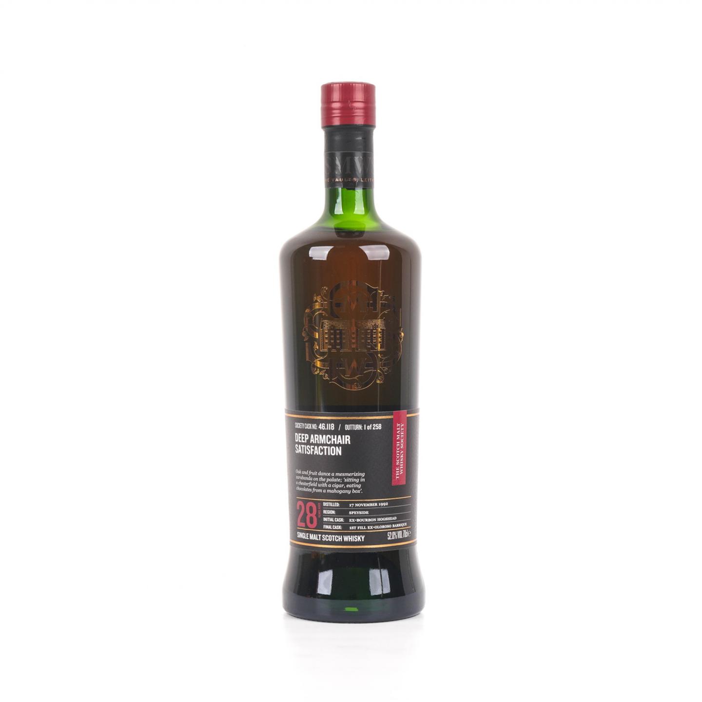 SMWS 46.118 格兰洛西 28年 1992