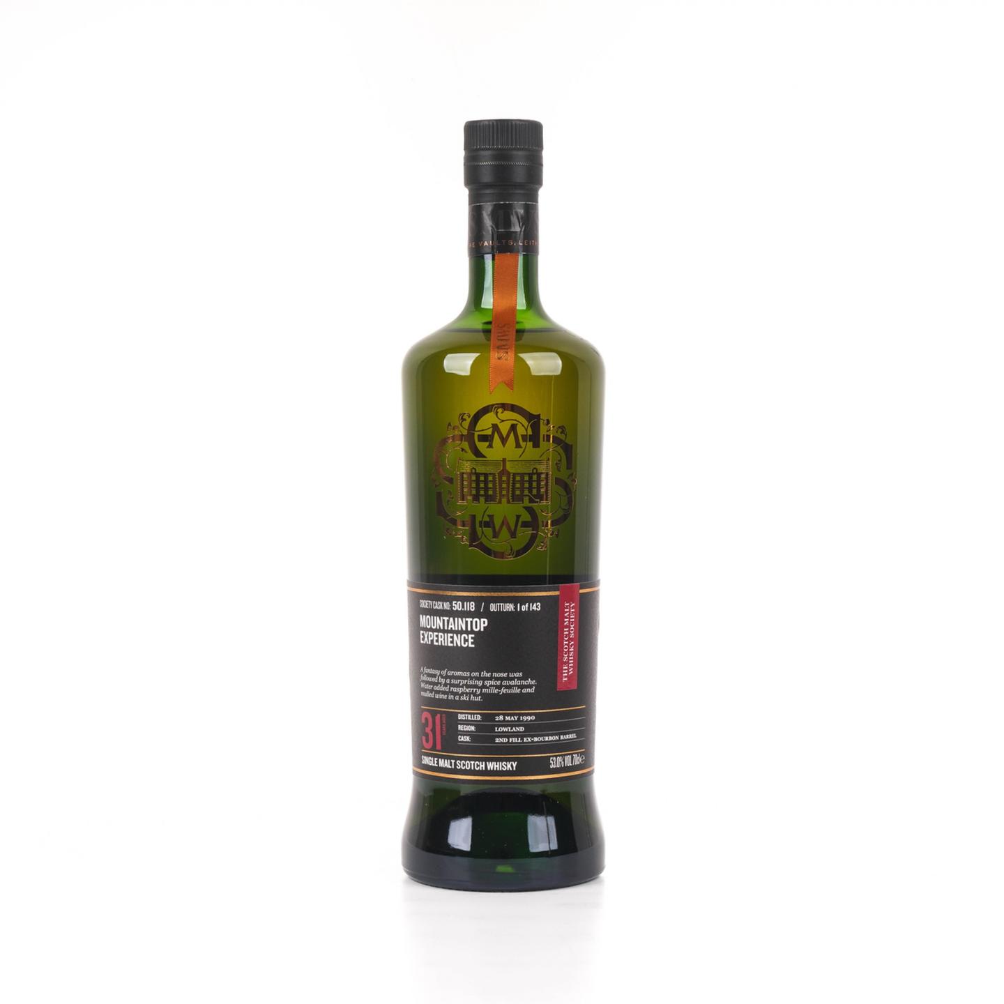 SMWS 50.118 磐火 31年 1990 波本单桶 53%