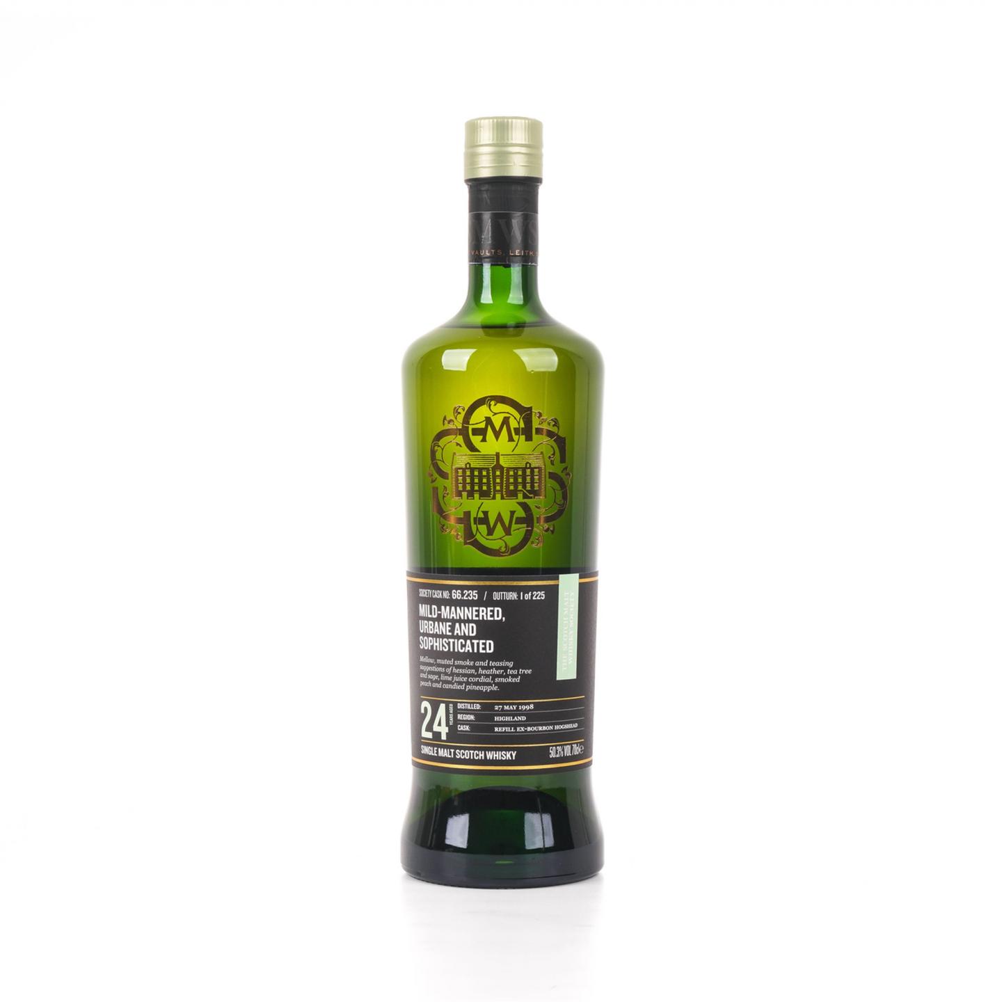 SMWS 66.235 阿德摩尔 24年 1998 单桶