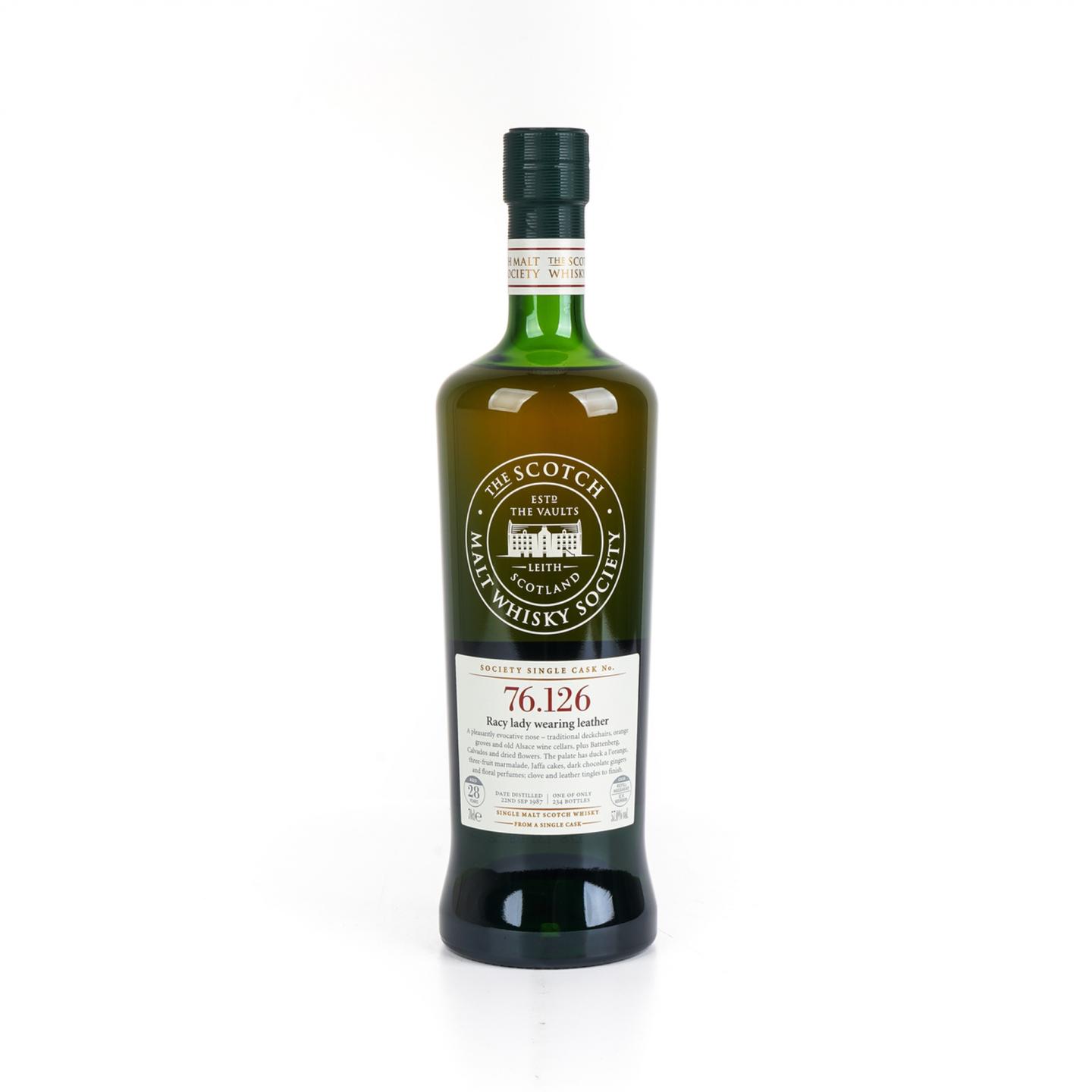 SMWS 76.126 慕赫 28年 1987 单桶
