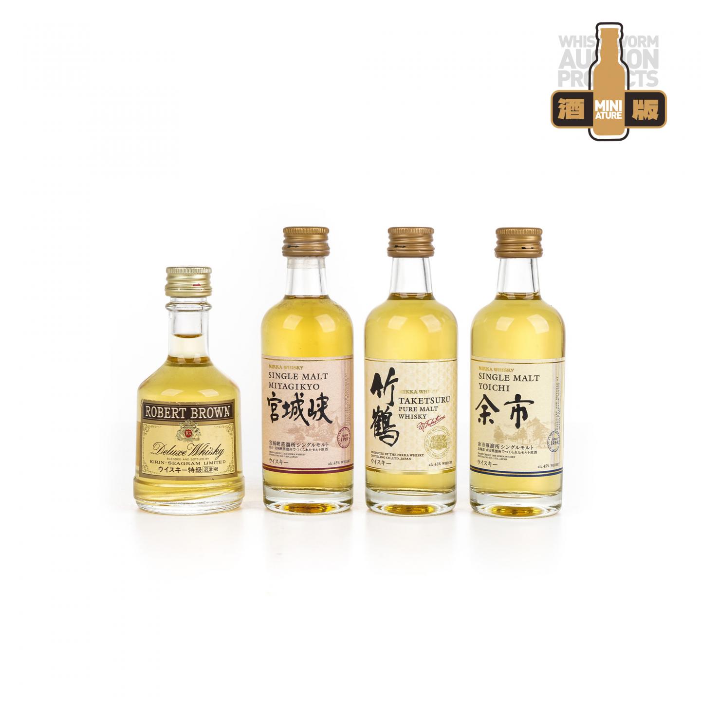 【酒版】麒麟/宫城峡/竹鹤/余市 50ml*4
