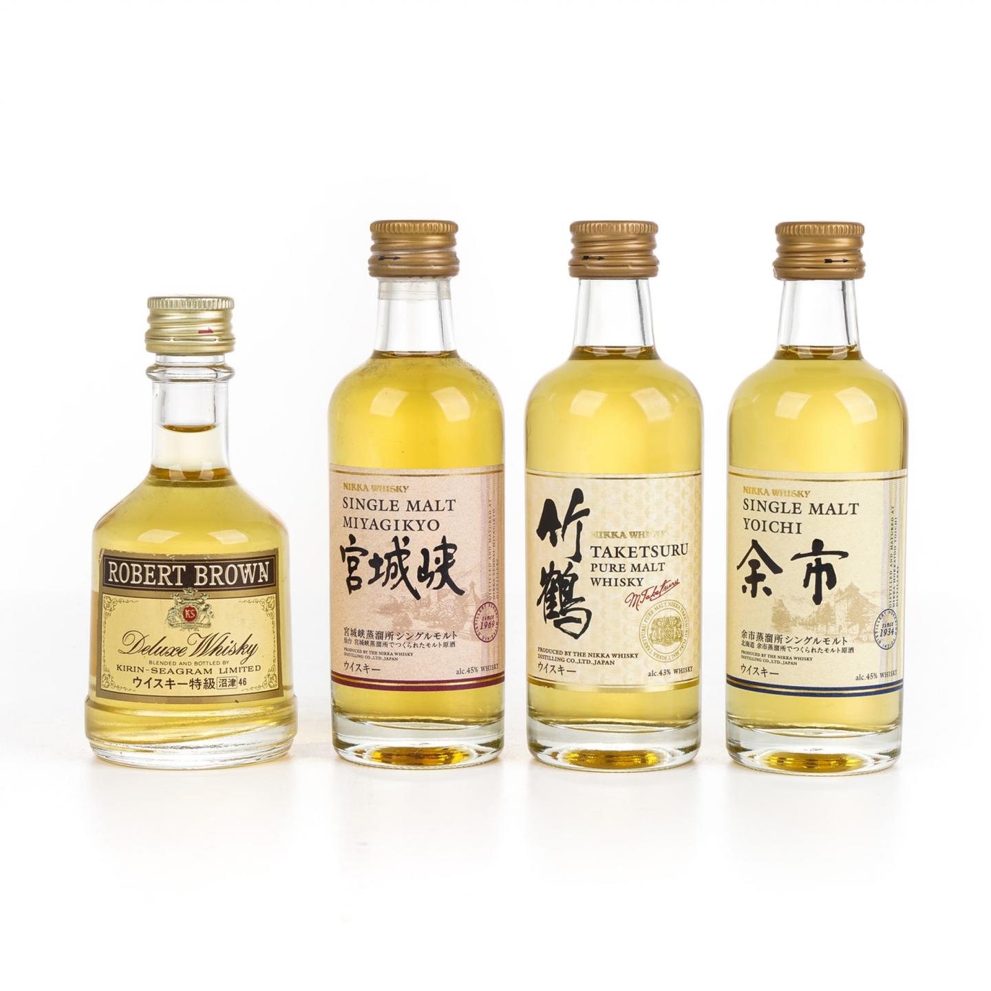 【酒版】麒麟/宫城峡/竹鹤/余市 50ml*4