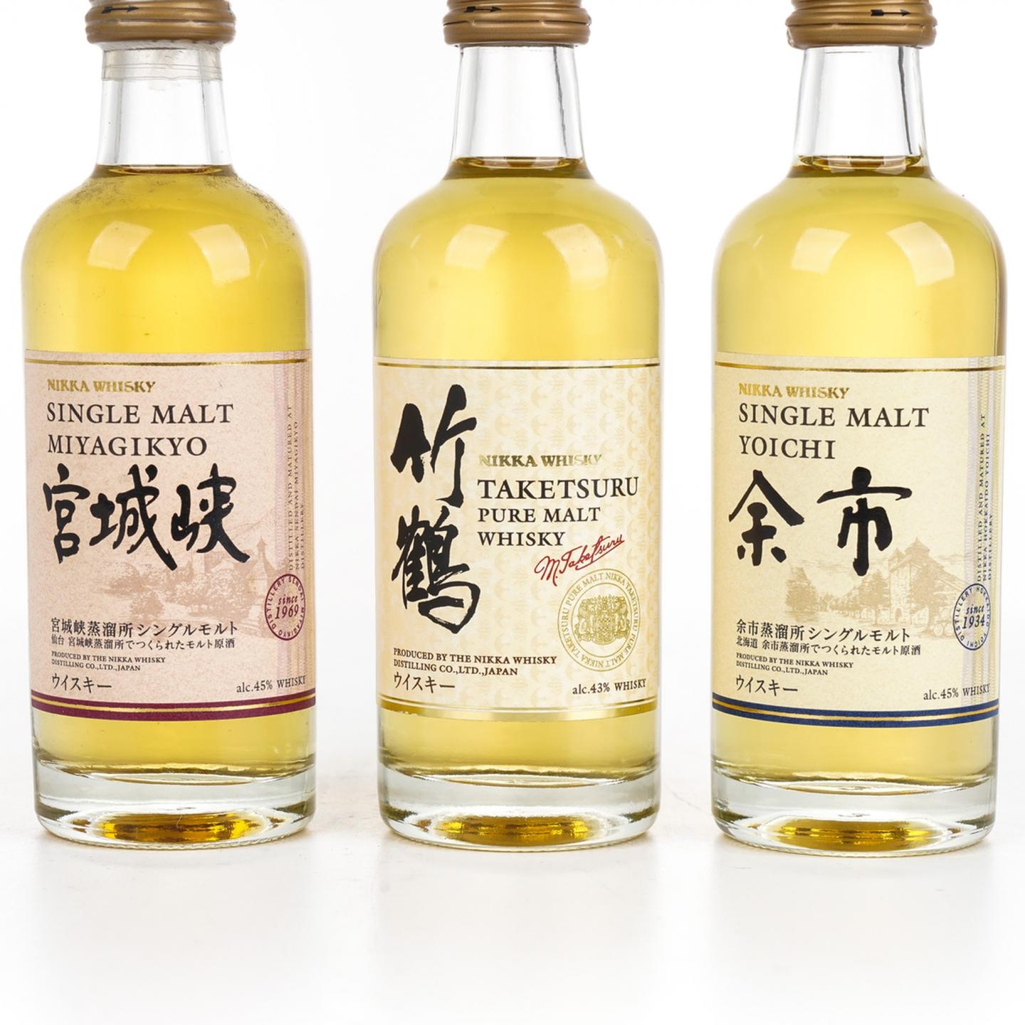 【酒版】麒麟/宫城峡/竹鹤/余市 50ml*4