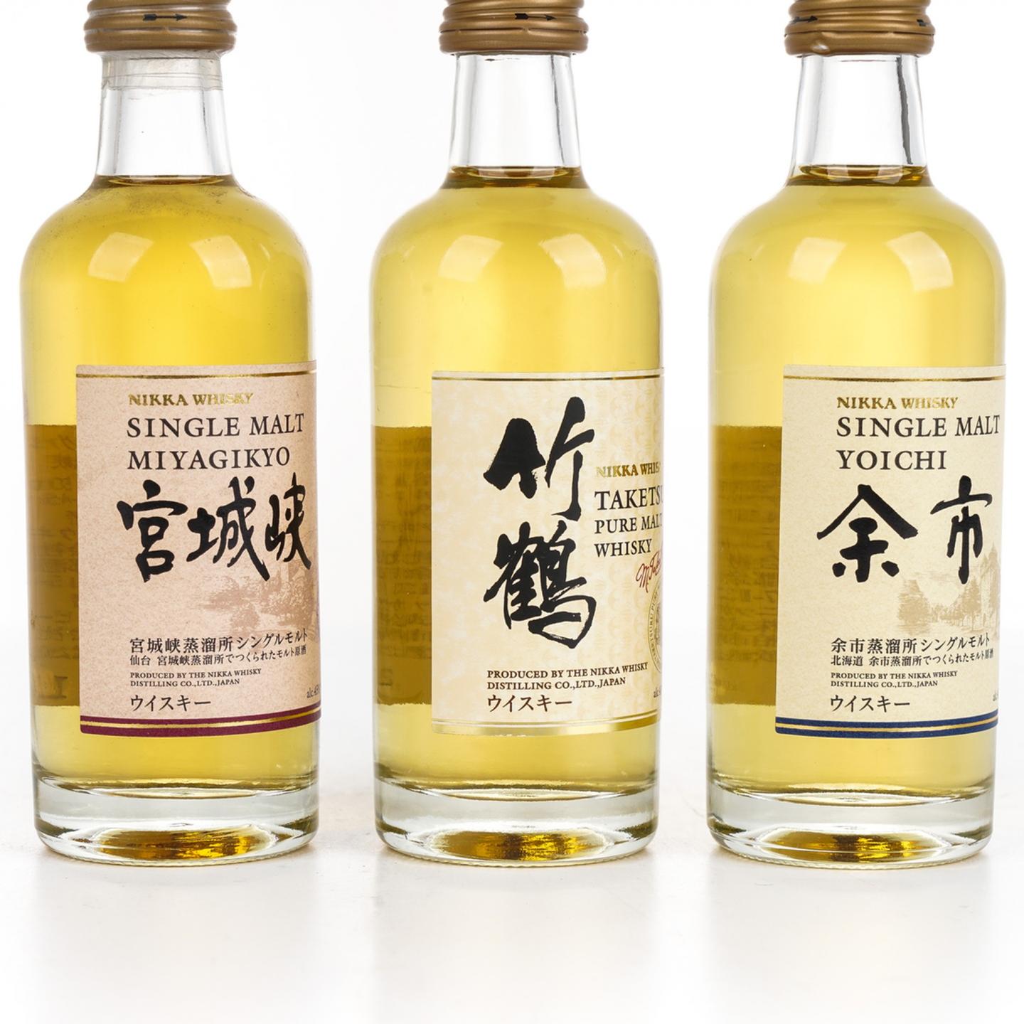 【酒版】麒麟/宫城峡/竹鹤/余市 50ml*4