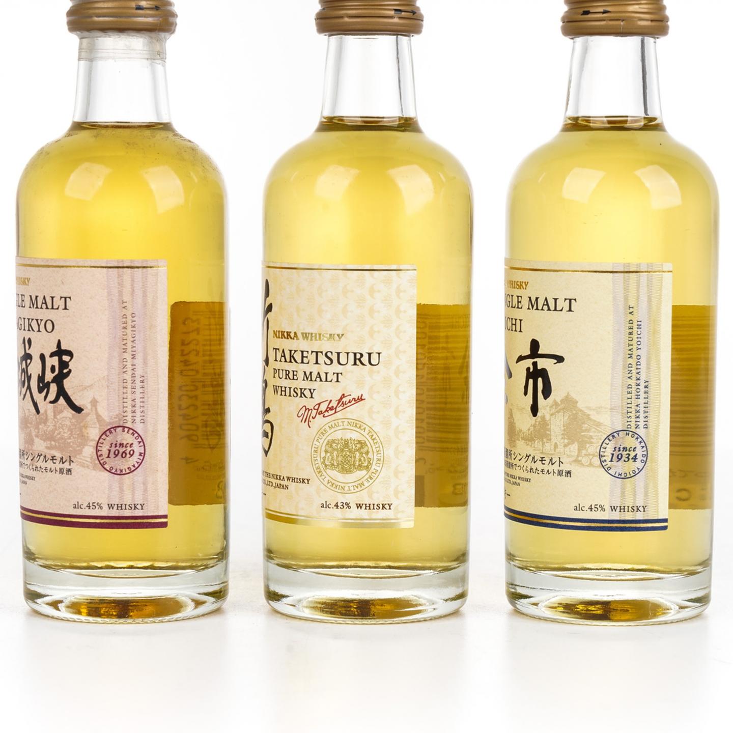 【酒版】麒麟/宫城峡/竹鹤/余市 50ml*4