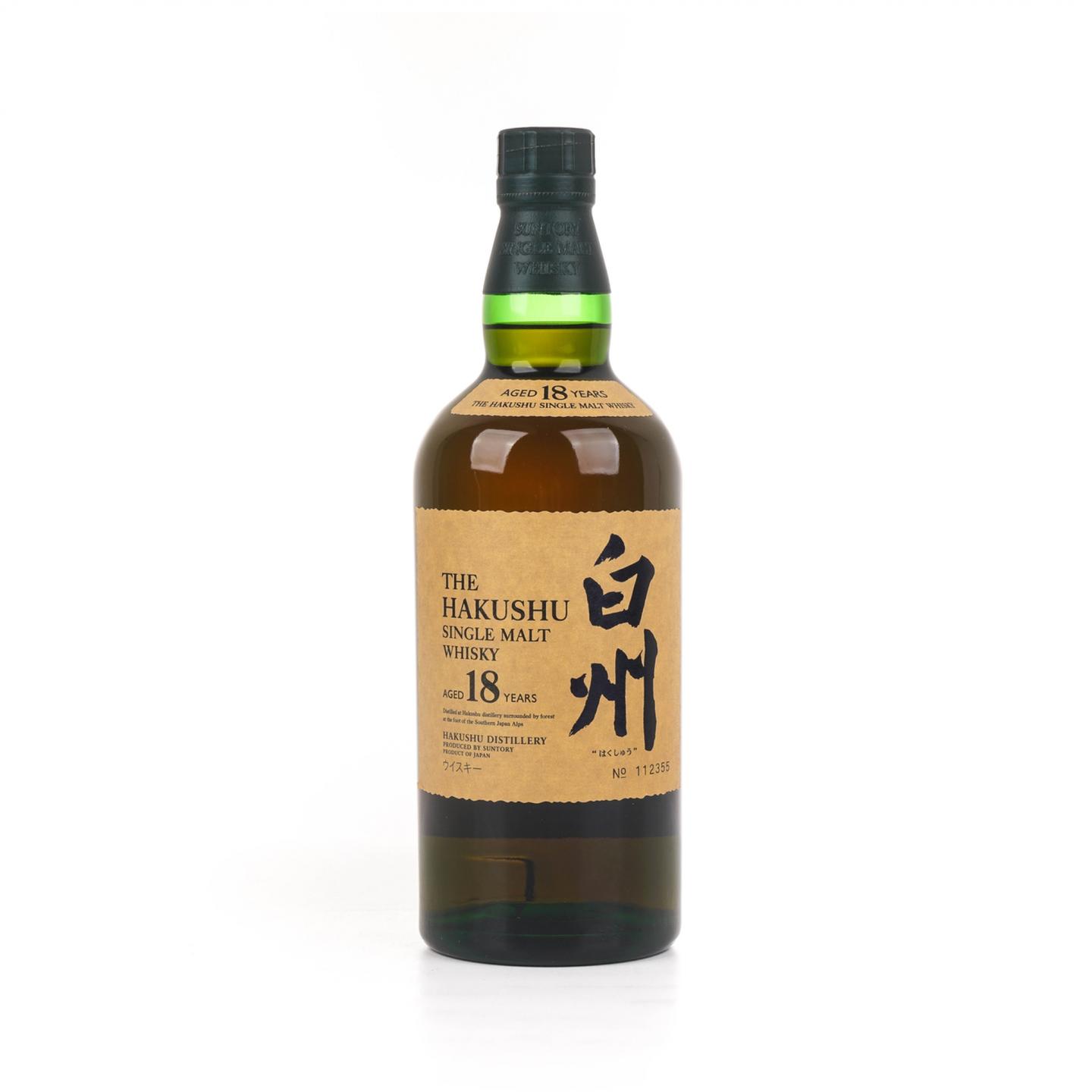 白州 18年 单一麦芽 瓶号112355