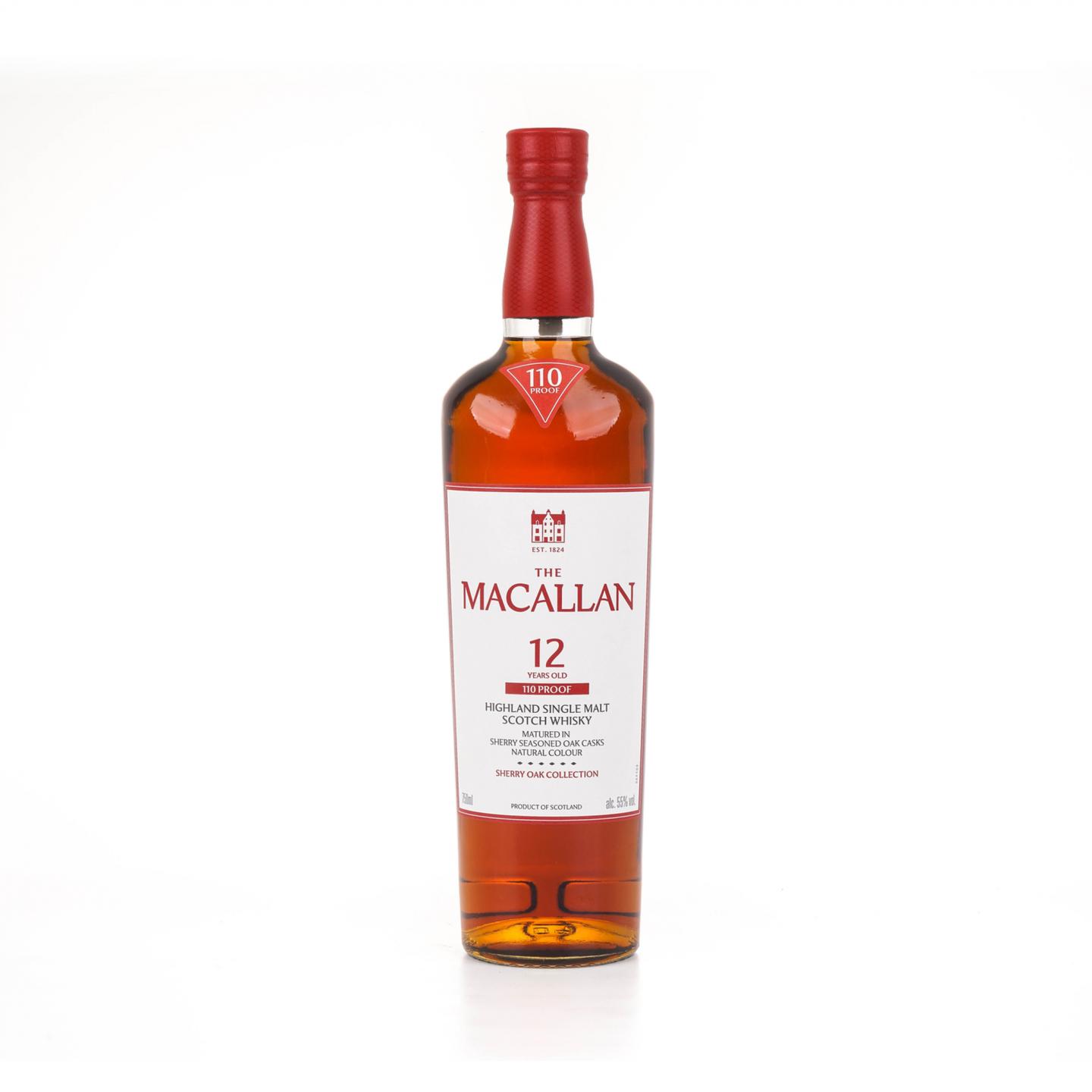 麦卡伦 12年 110 Proof 55%Vol. 750ml