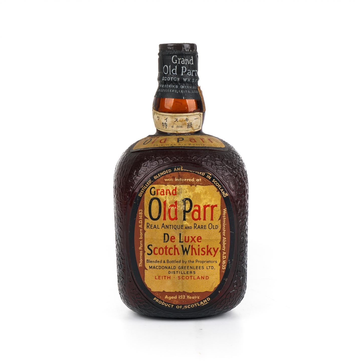 Grand Old Parr 调和 弹弓头 De Luxe Scotch Whisky 760ml
