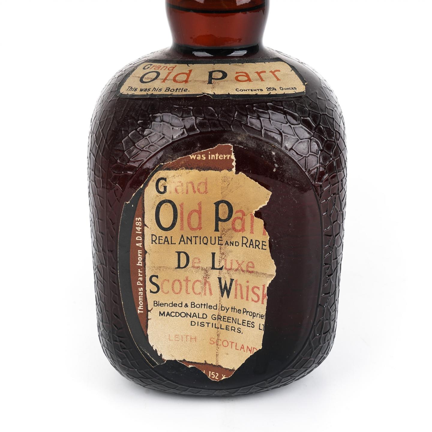 Grand Old Parr 调和 弹弓头 De Luxe Scotch Whisky