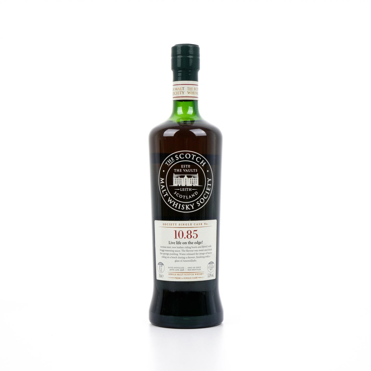 SMWS 10.85 布纳哈本 17年 1998 雪莉桶