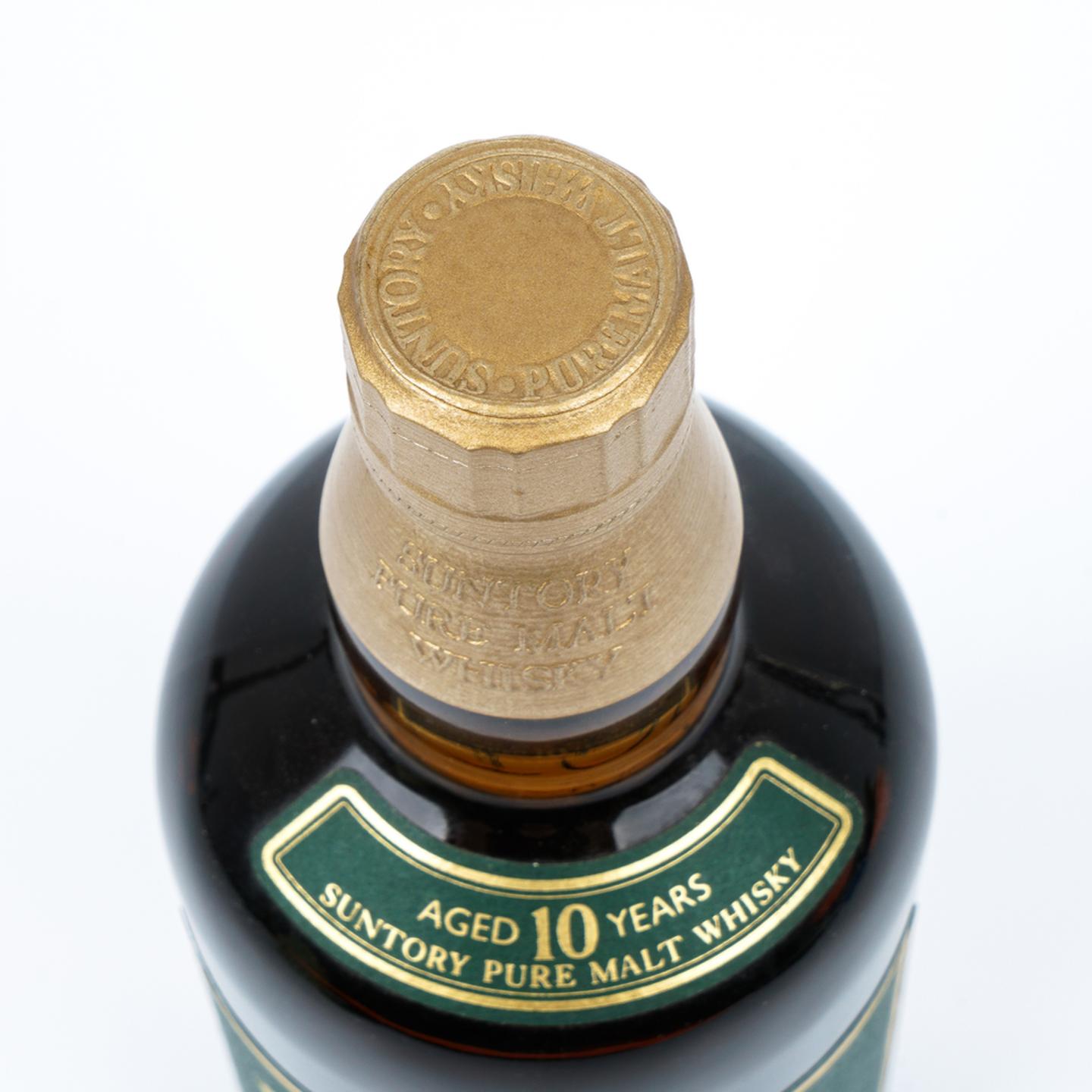 山崎 10年 金花标 Pure Malt 绿标