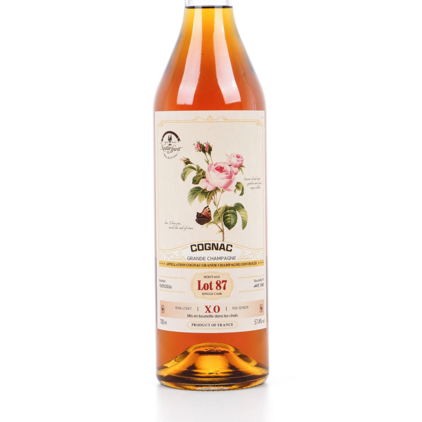 玫瑰之约 2026 Lot 87 大香槟区 单桶 干邑XO Nectar Spirit