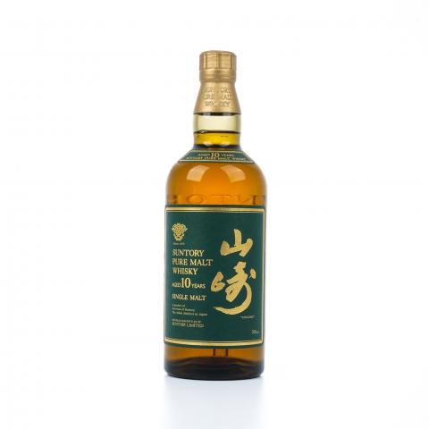 山崎 10年 金花标 绿标