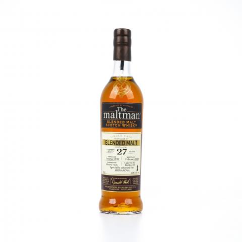 The Maltman 27年 1992-2020 调和麦芽 MBl 雪莉单桶#105