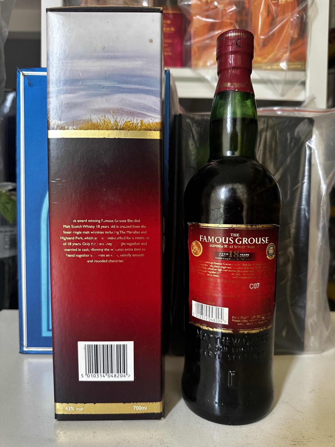【绝版停产靓酒】 威雀18年