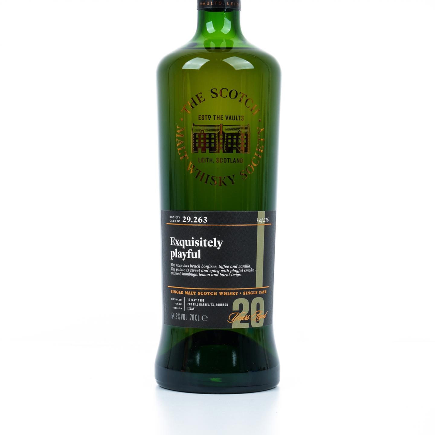 SMWS 29.263 拉弗格 20年 1998