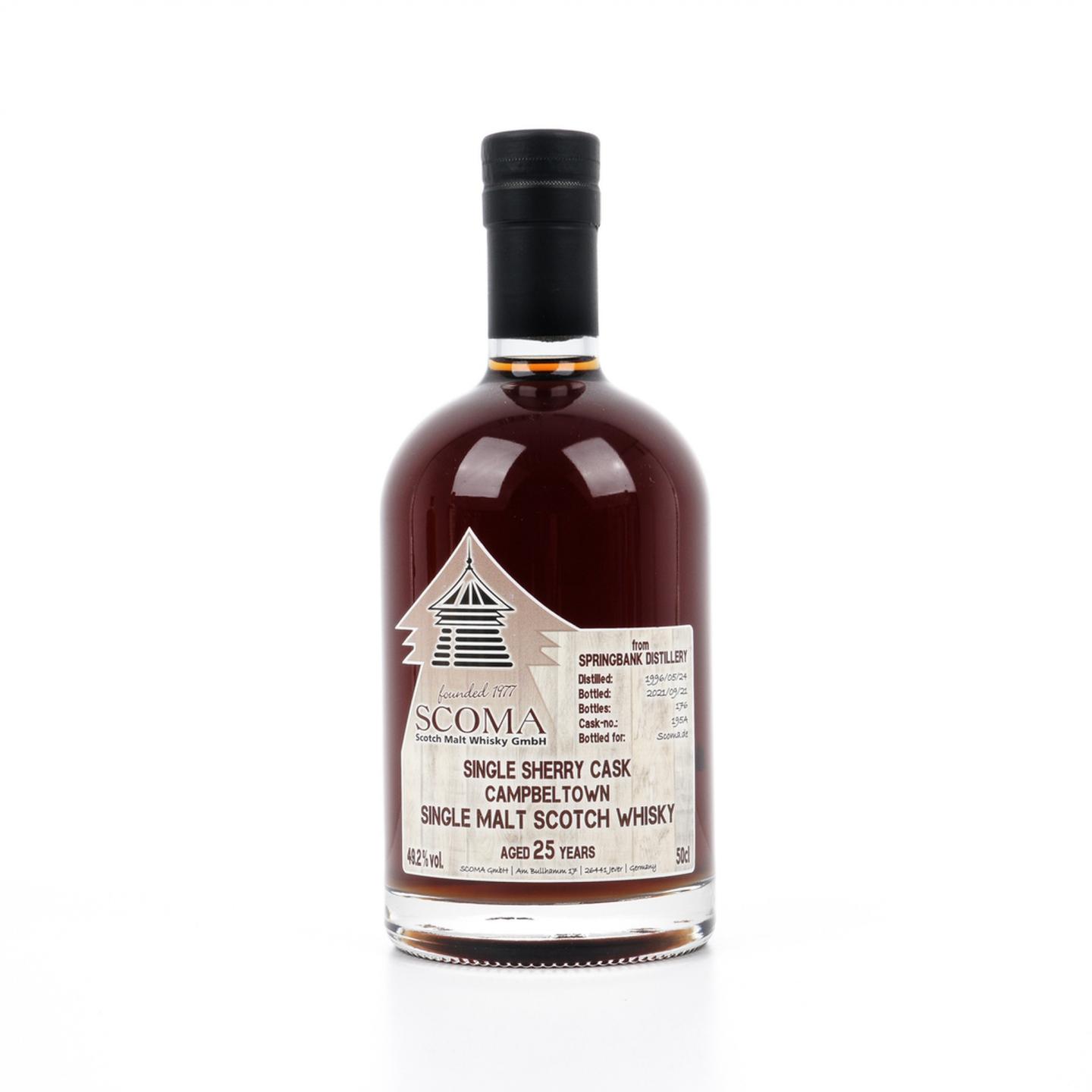 云顶 25年 1996-2021 SCOMA 雪莉桶 500ml