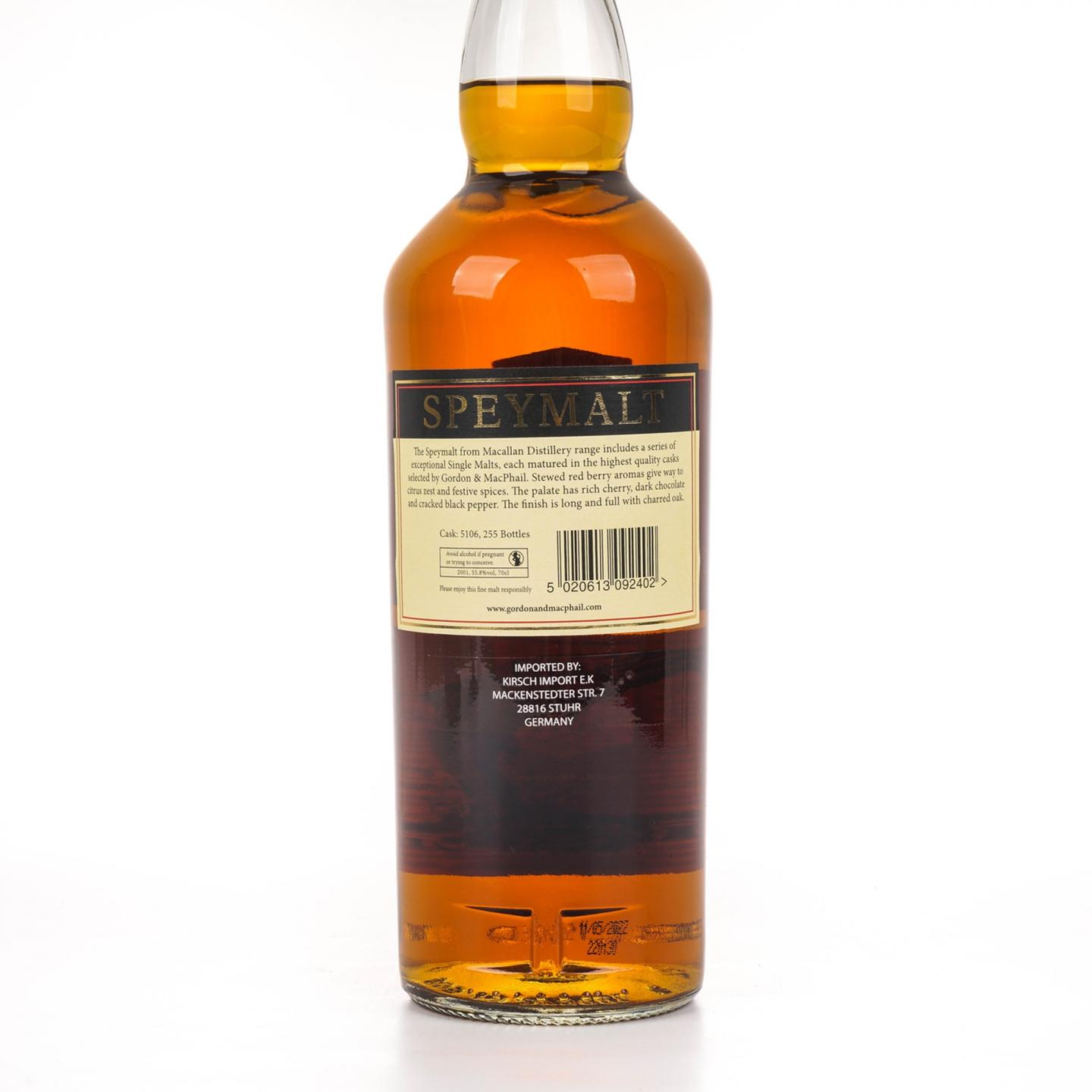 Speymalt 麦卡伦 2001-2022 GM 桶号#5106