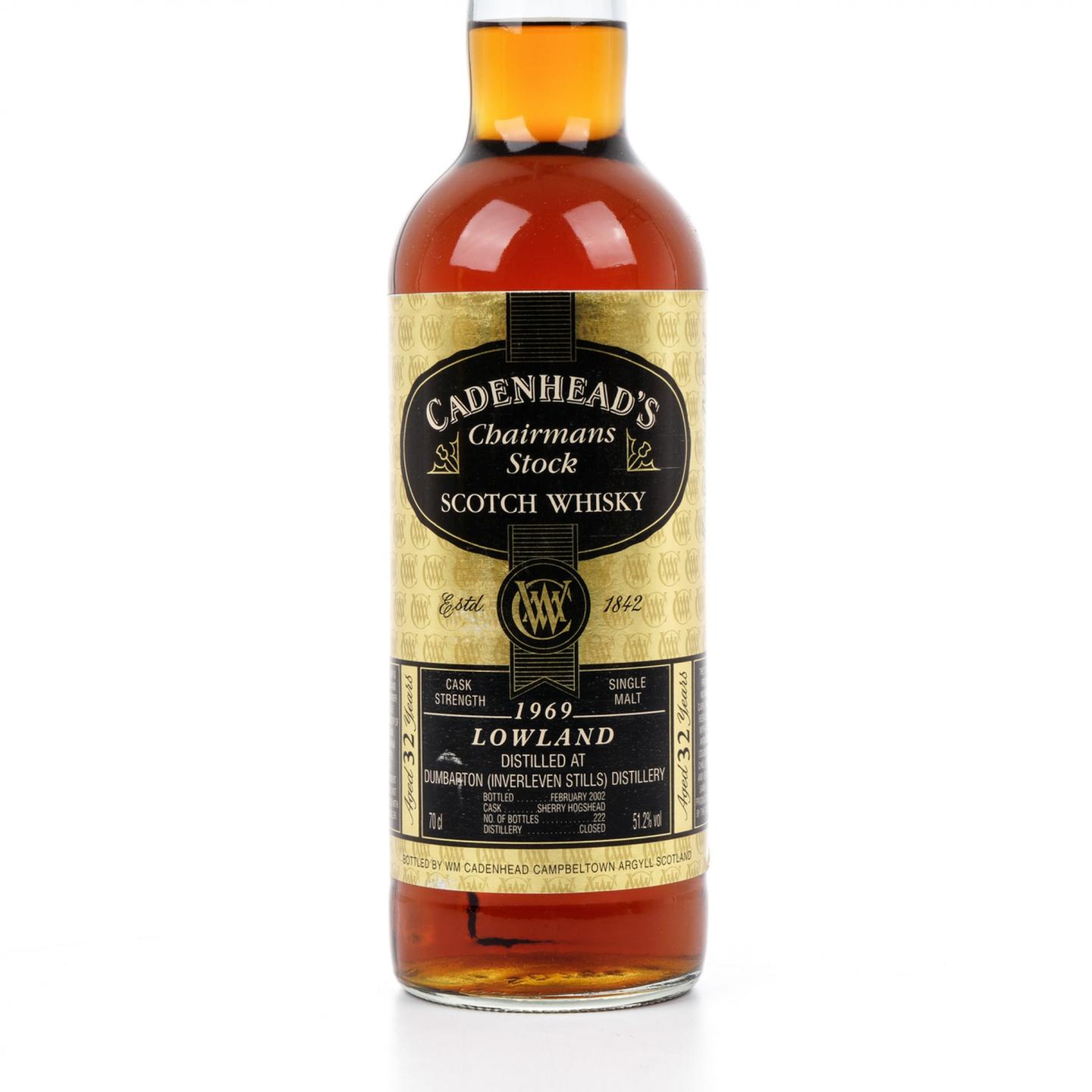 Dumbarton 32年 1969-2002 雪莉桶 Cadenhead