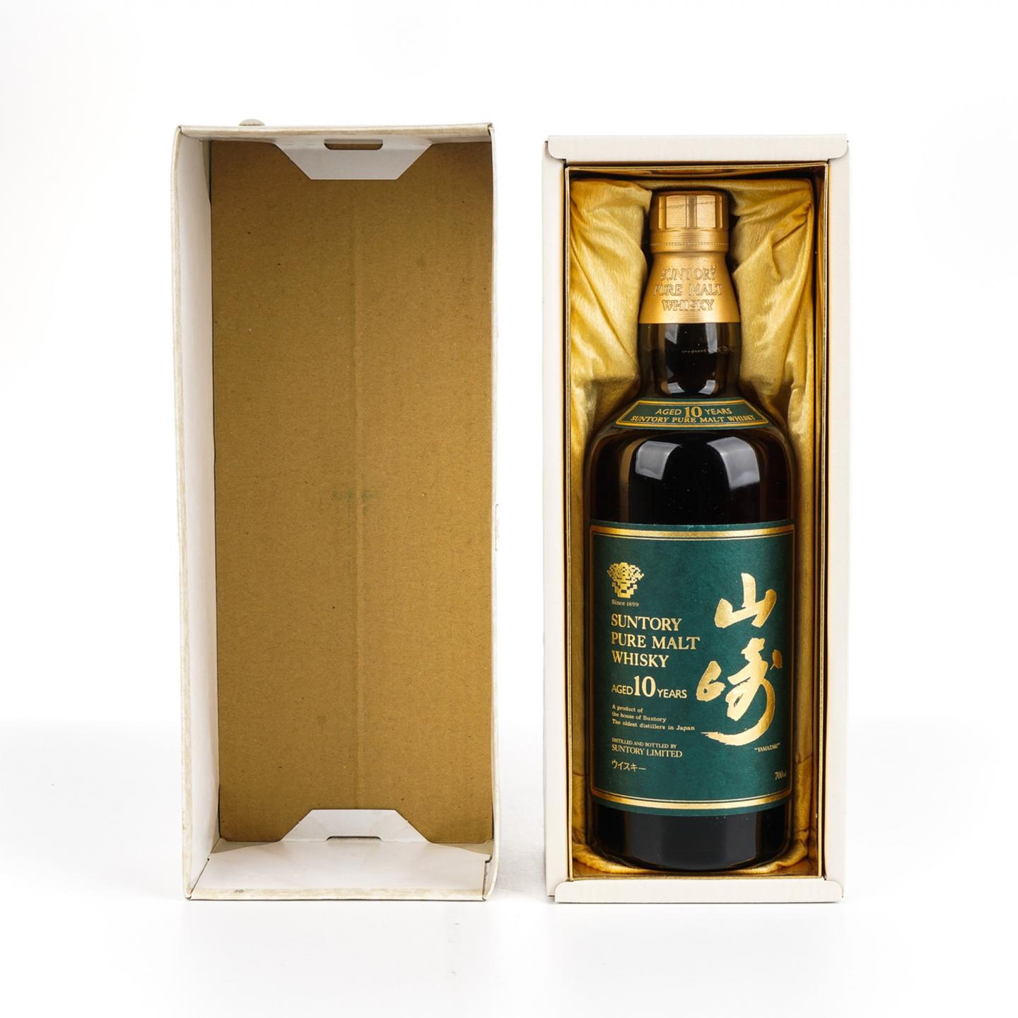 山崎 10年 金花标 Pure Malt 绿标 700ml