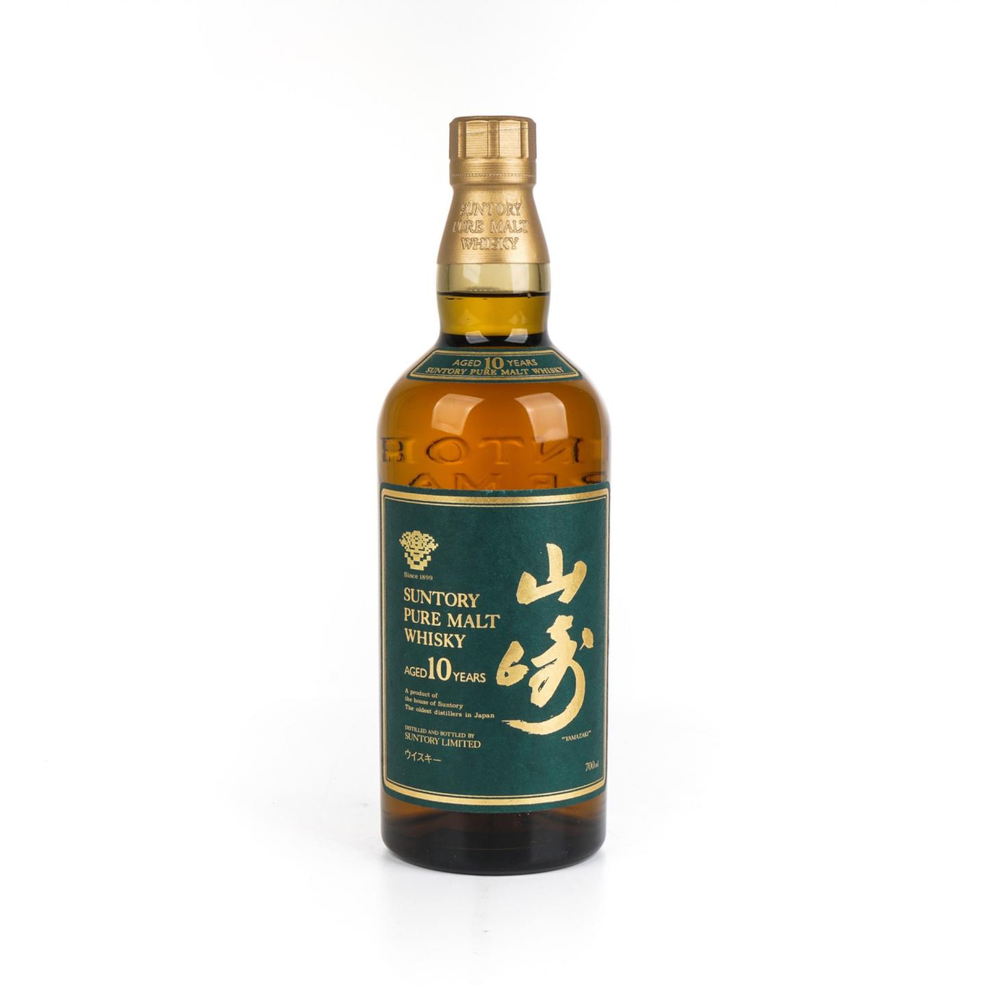 山崎 10年 金花标 Pure Malt 绿标 700ml