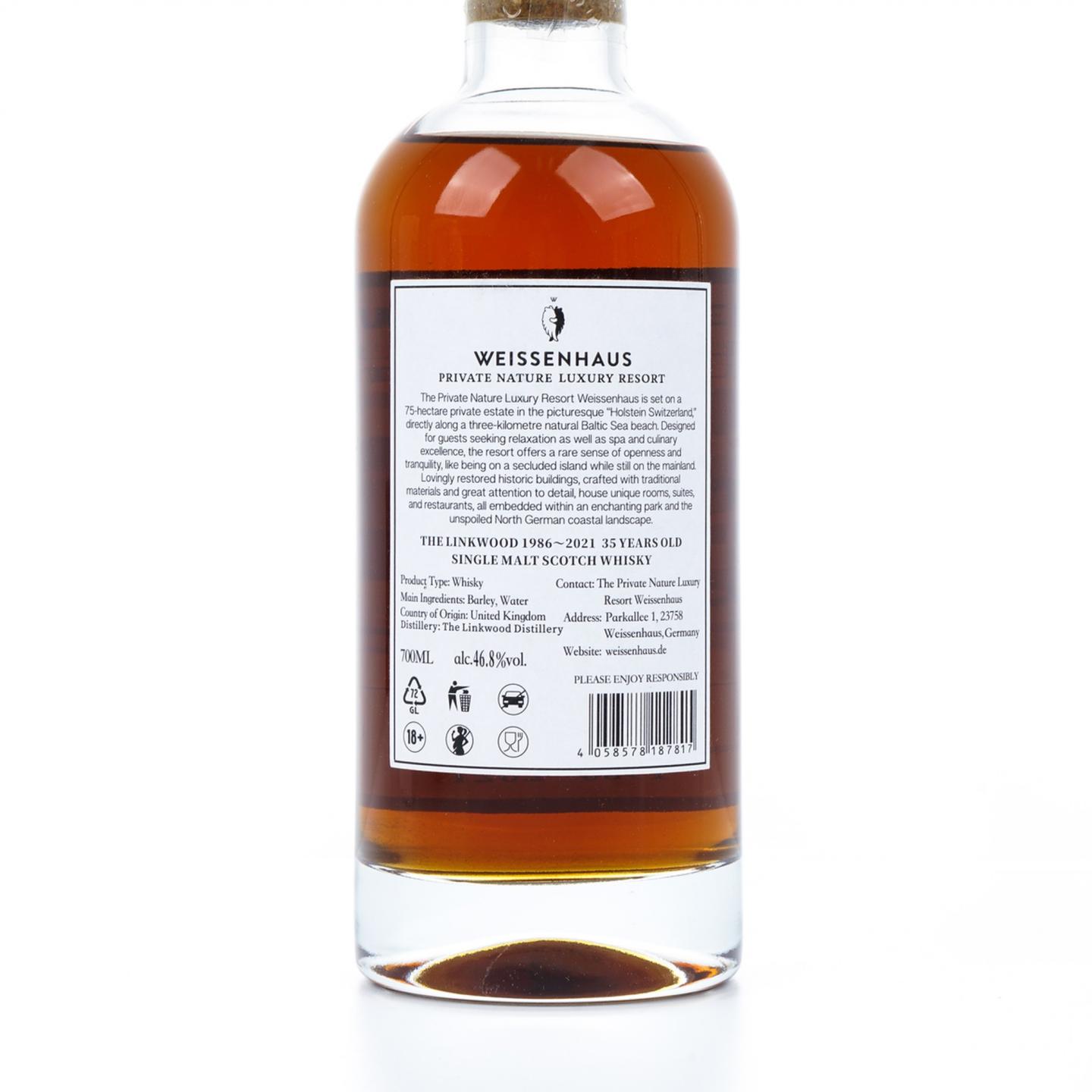 林可伍德 35年 1986-2021 桶号#1035 700ML
