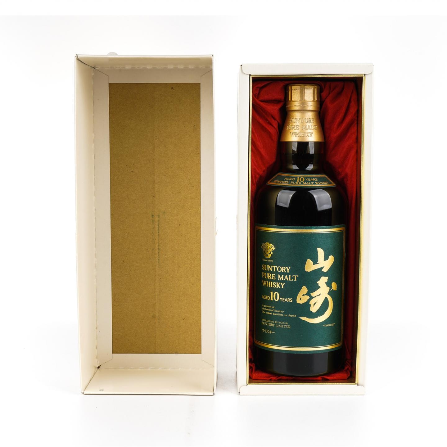 山崎 10年 金花标 Pure Malt 绿标 750ml