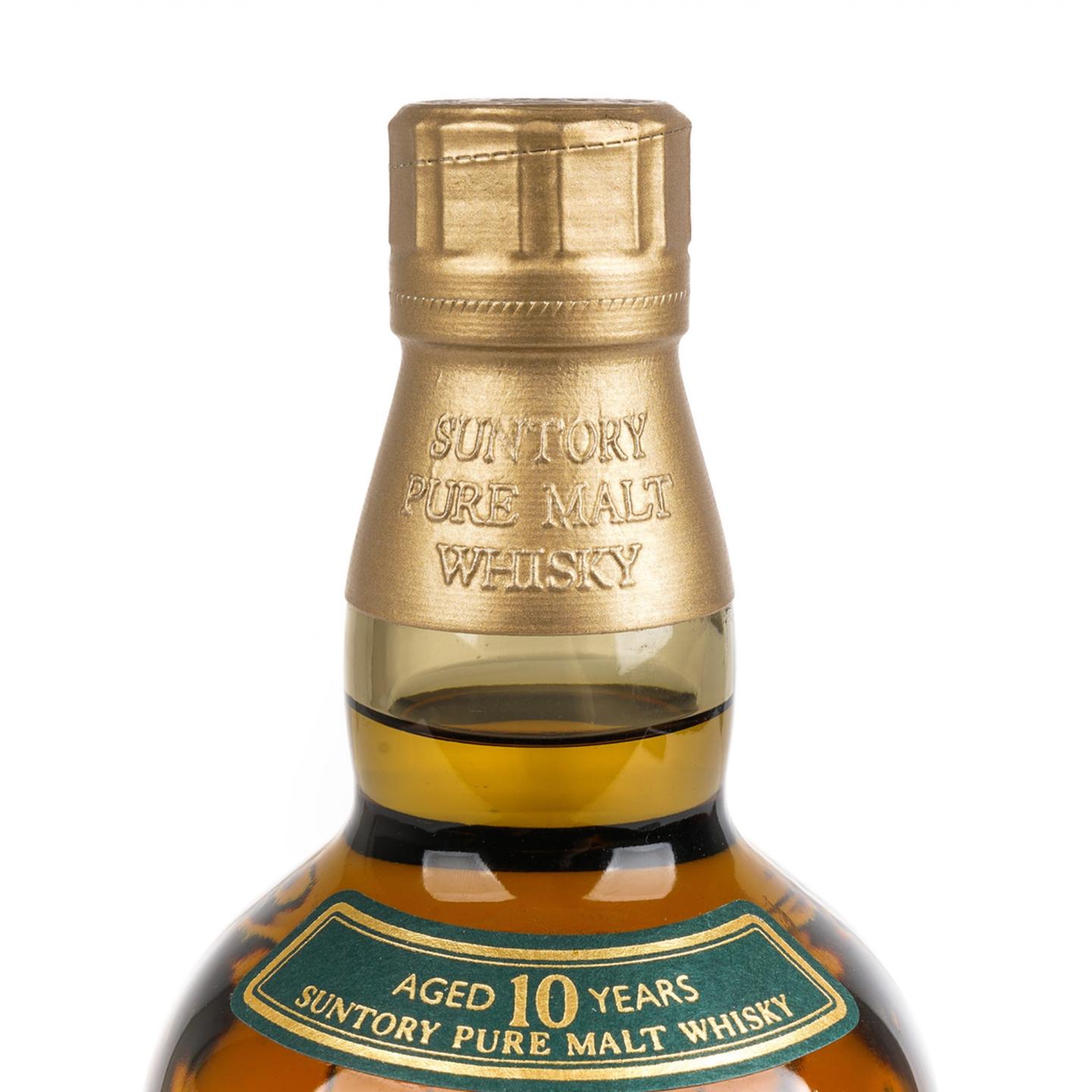 山崎 10年 金花标 Pure Malt 绿标 750ml