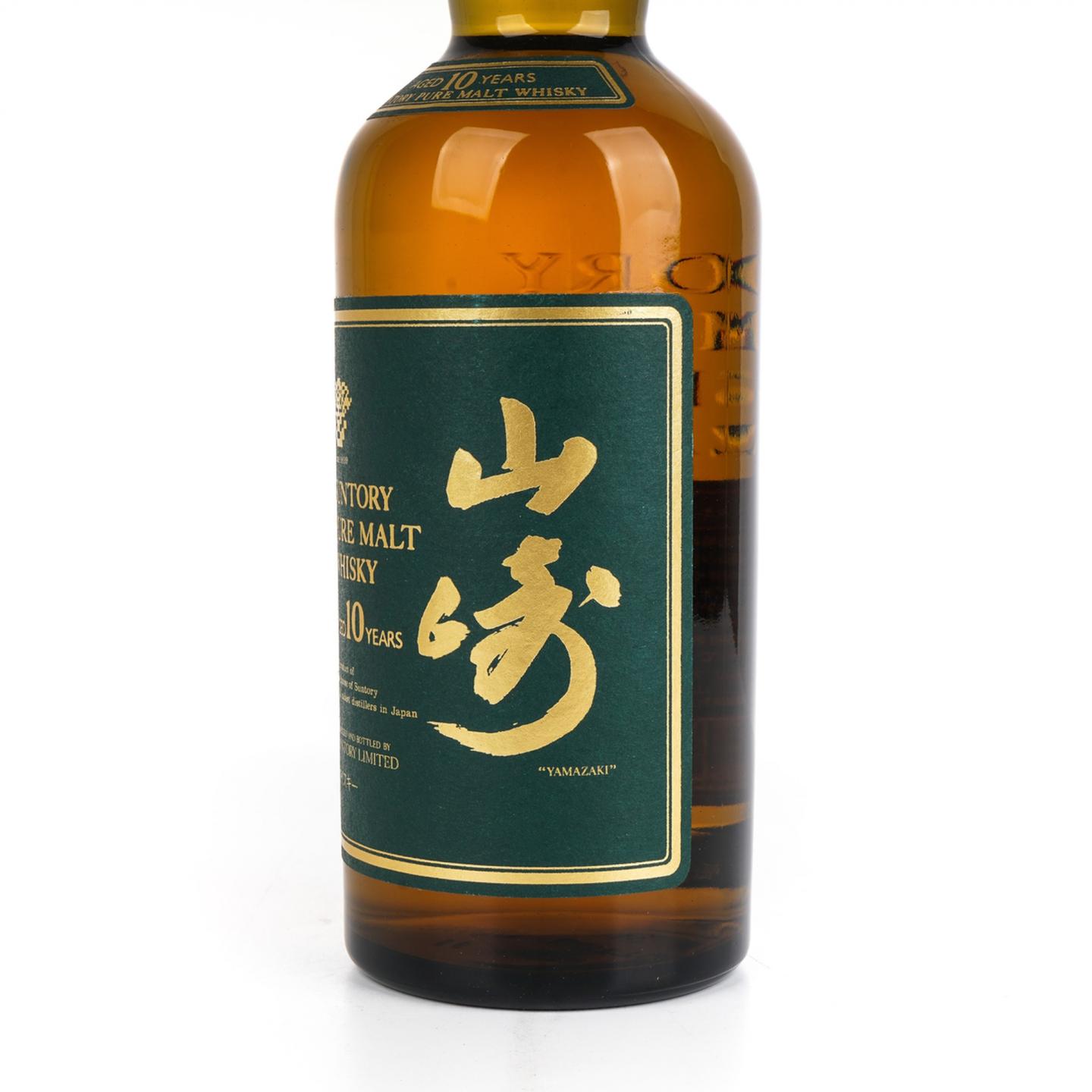山崎 10年 金花标 Pure Malt 绿标 750ml