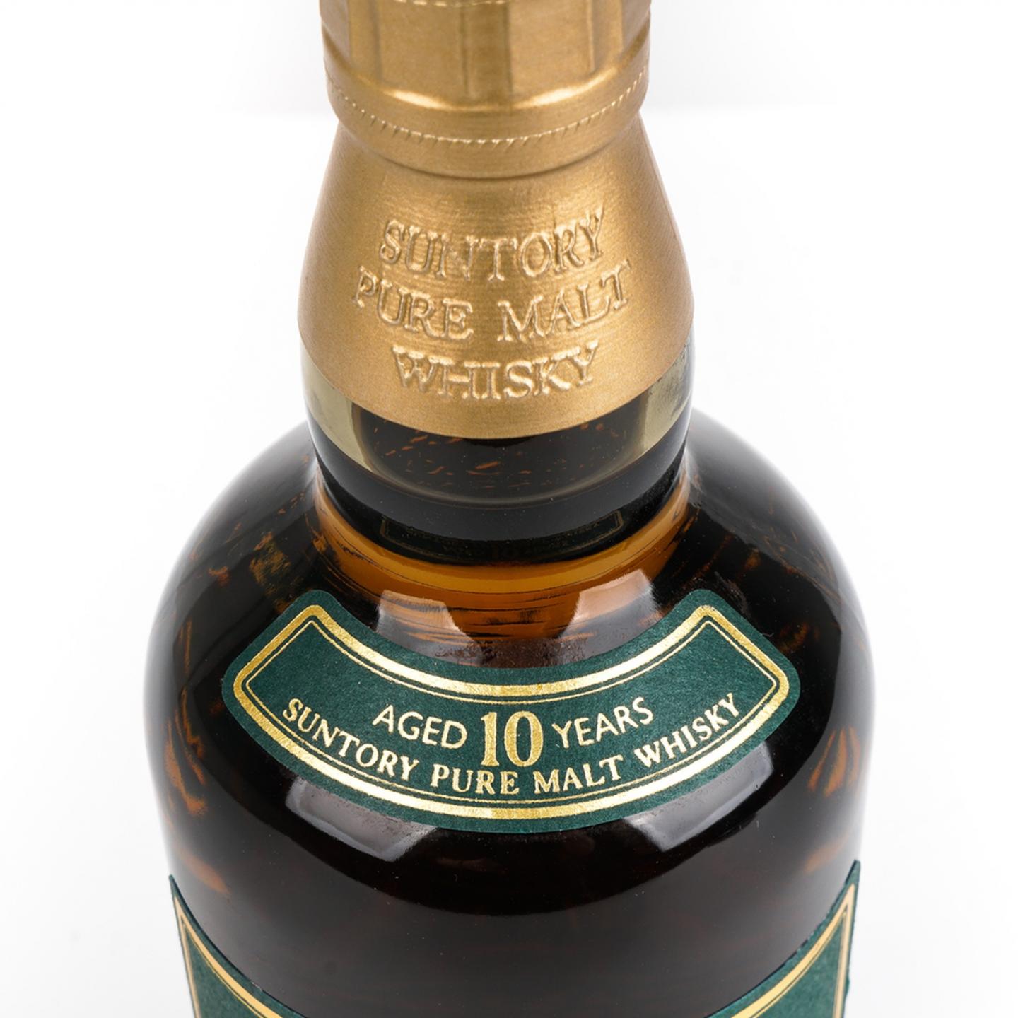 山崎 10年 金花标 Pure Malt 绿标 750ml