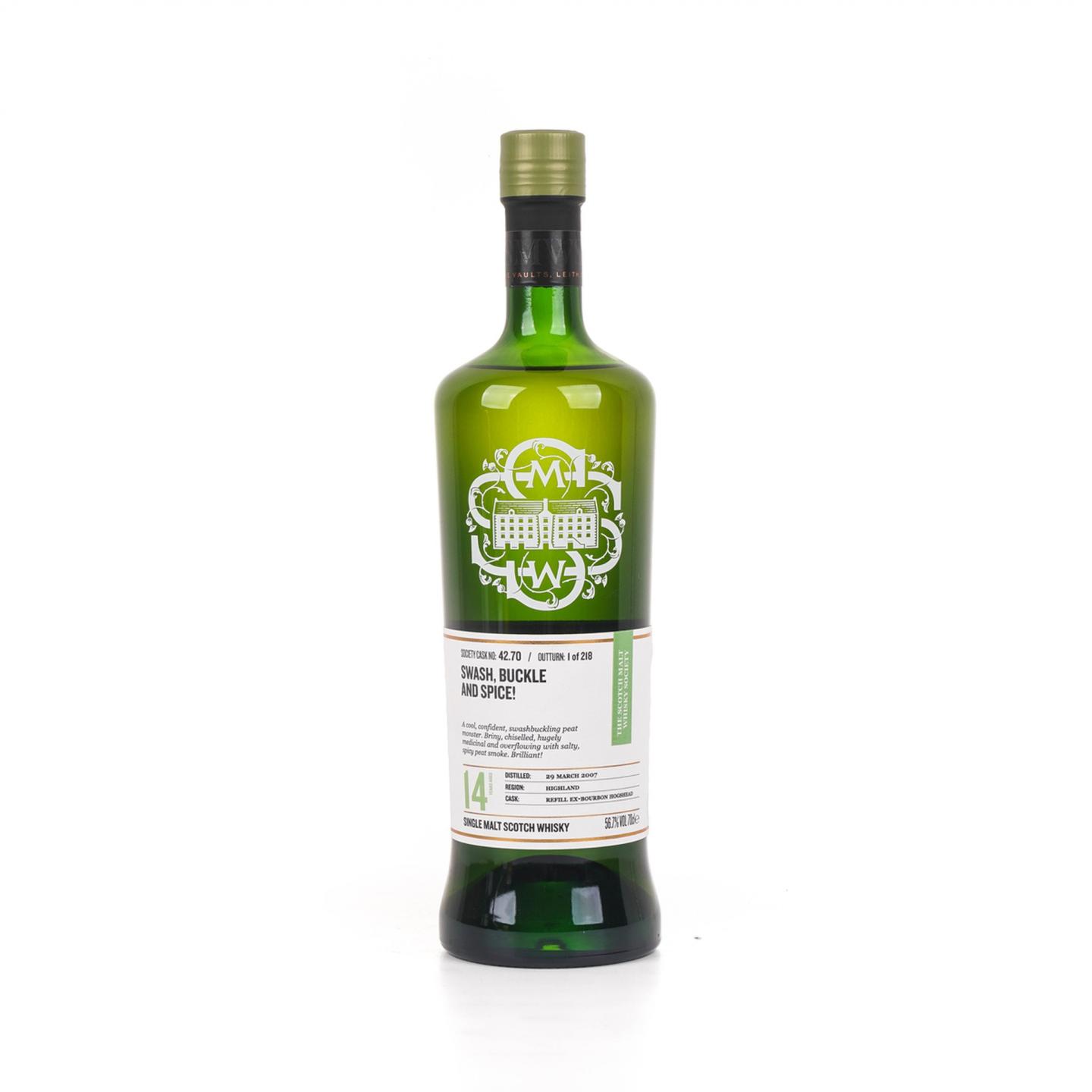 SMWS 42.70 里爵 14年 2007-2021