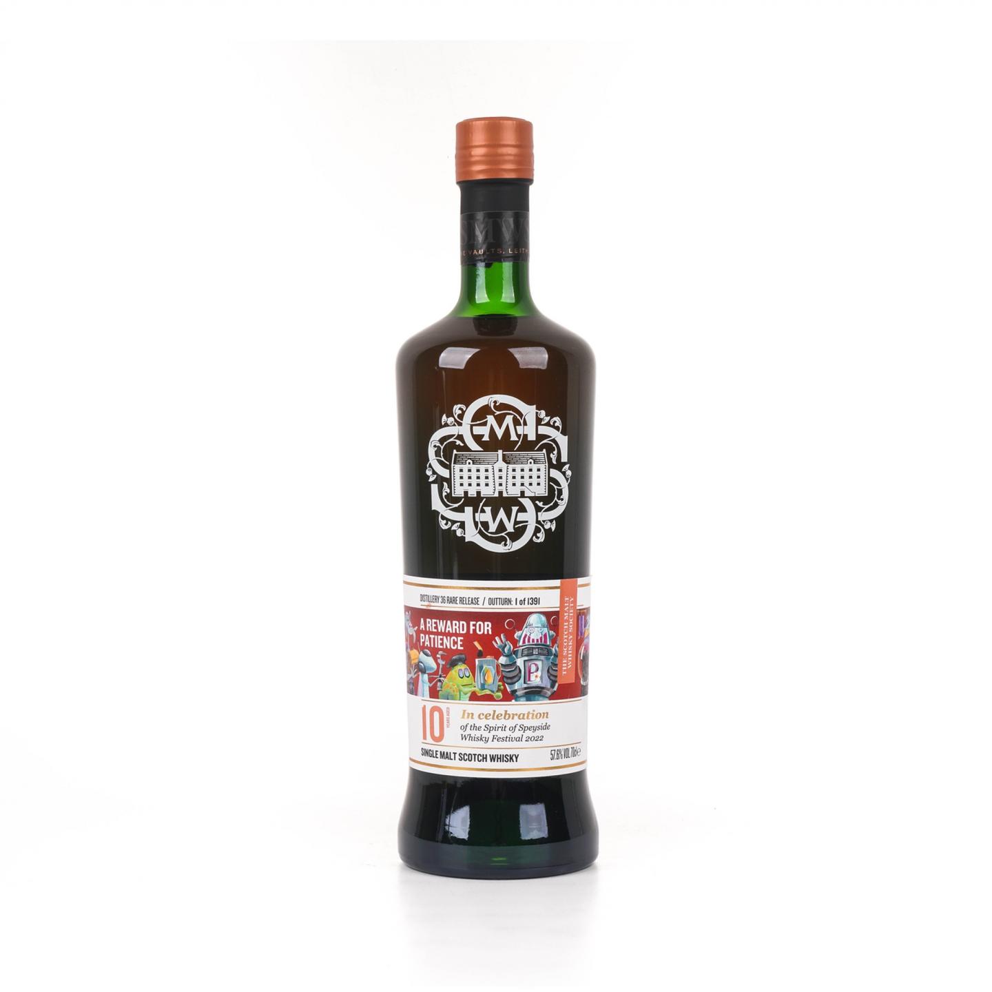 SMWS Distillery 36 Rare Release 本利林 10年 2022