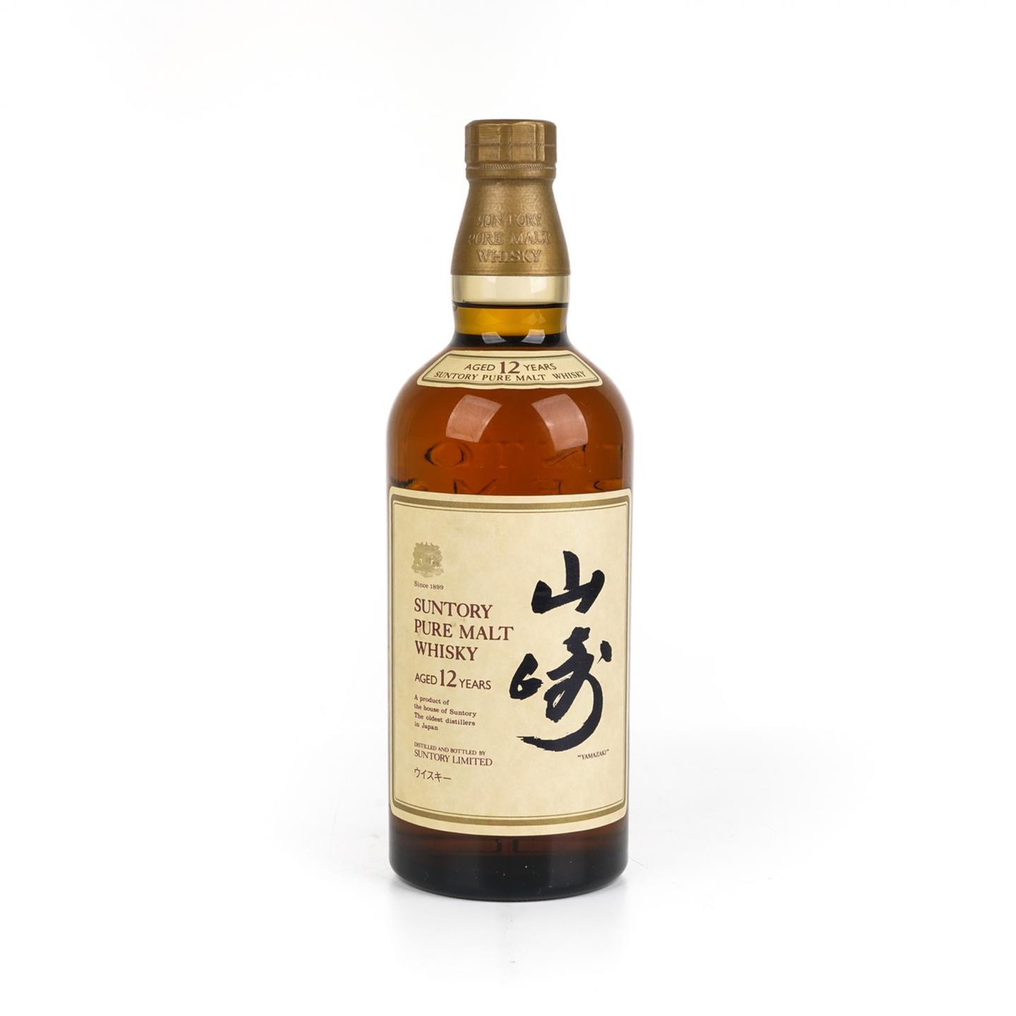 山崎 12年 金狮标 Pure Malt 750ml