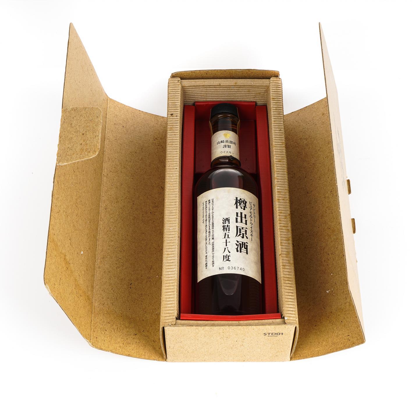 山崎 金花标 樽出原酒 58度 500ml