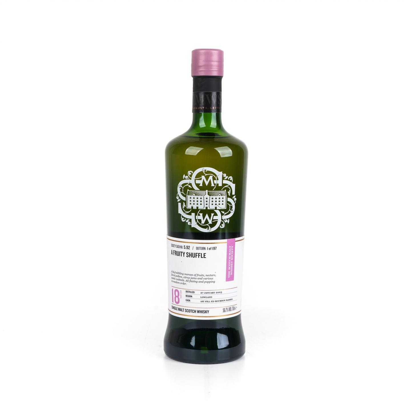 SMWS 5.92 欧肯特轩 18年 2003