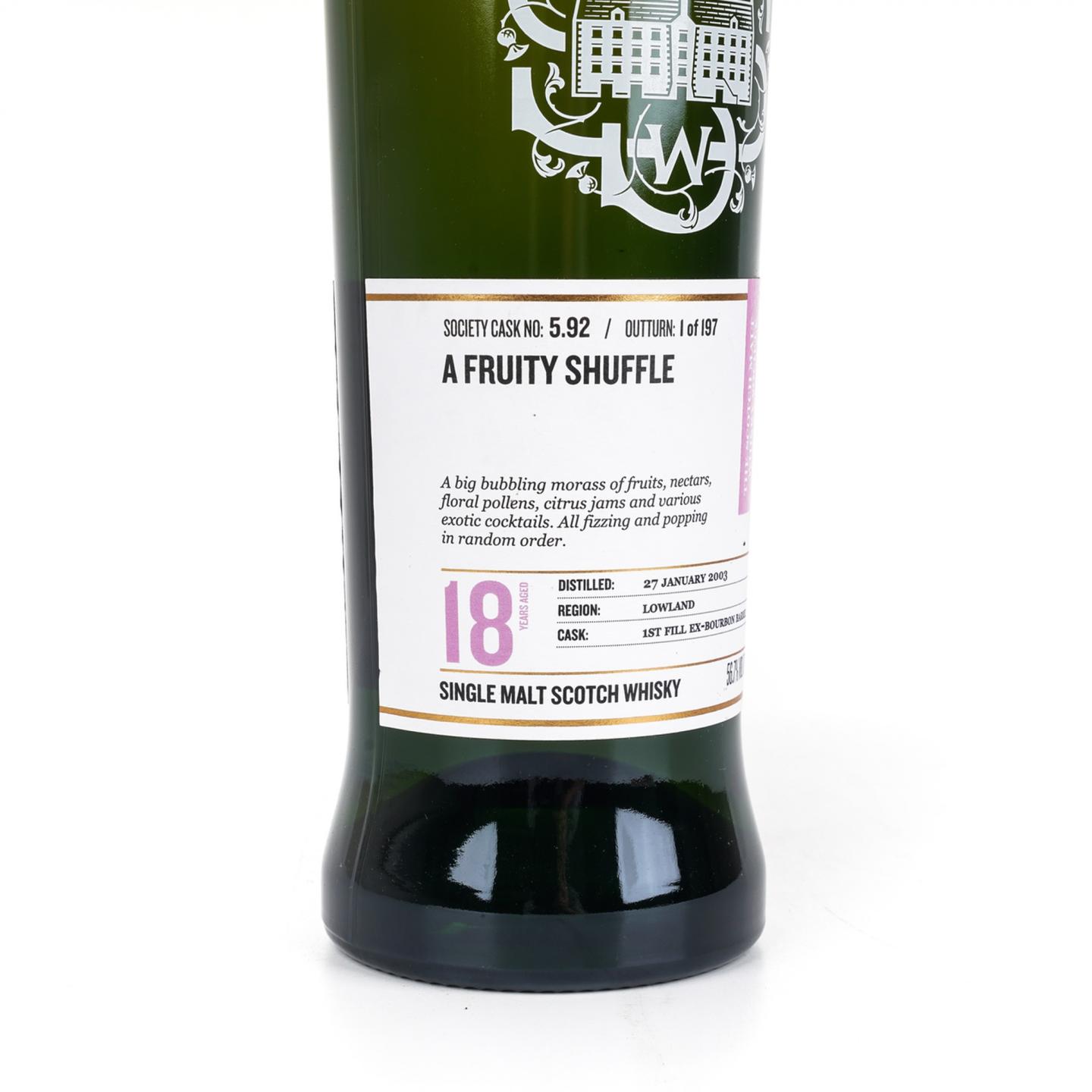 SMWS 5.92 欧肯特轩 18年 2003