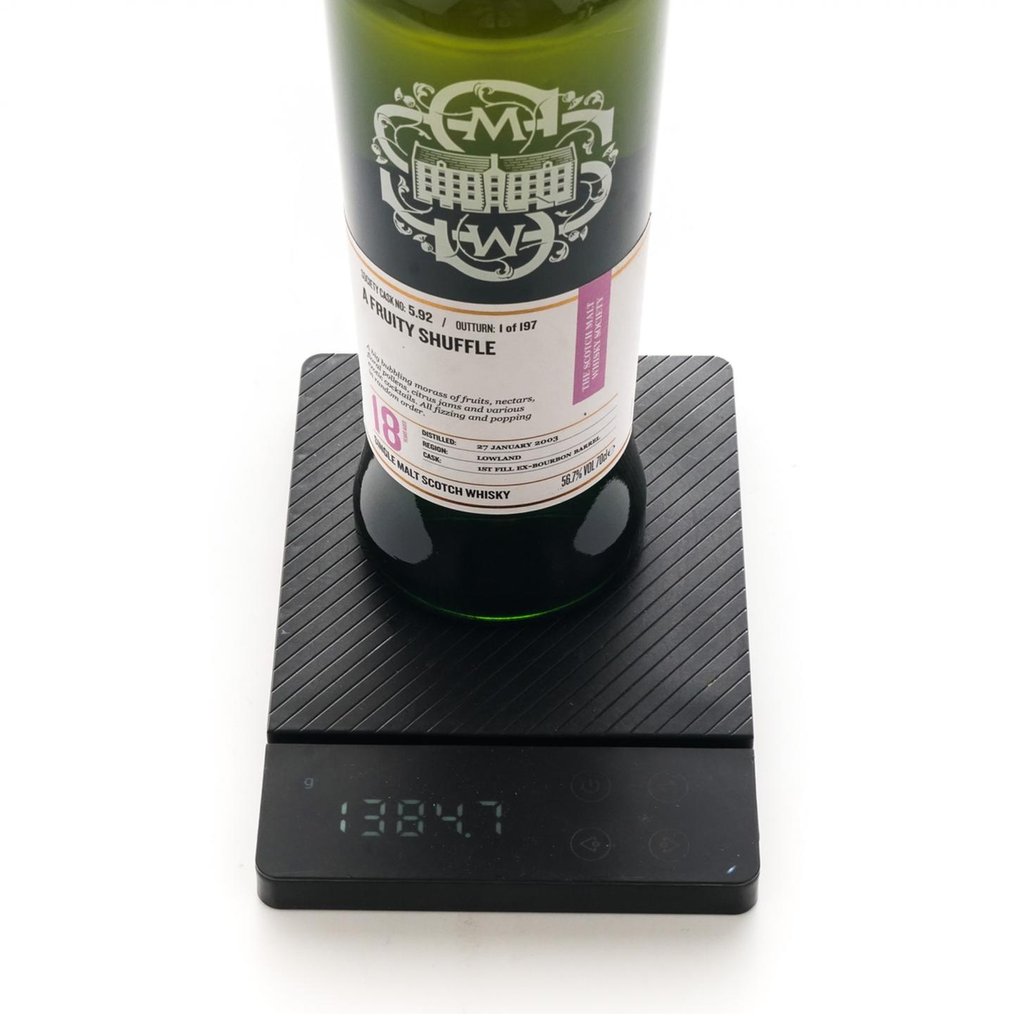 SMWS 5.92 欧肯特轩 18年 2003