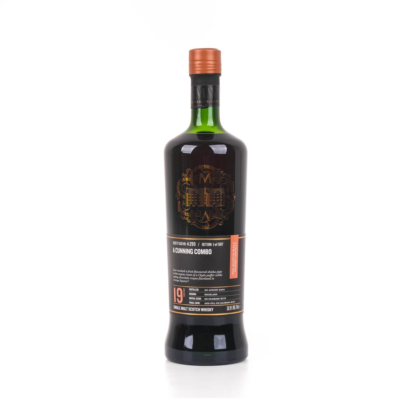 SMWS 4.293 高原骑士 19年 2001 雪莉桶