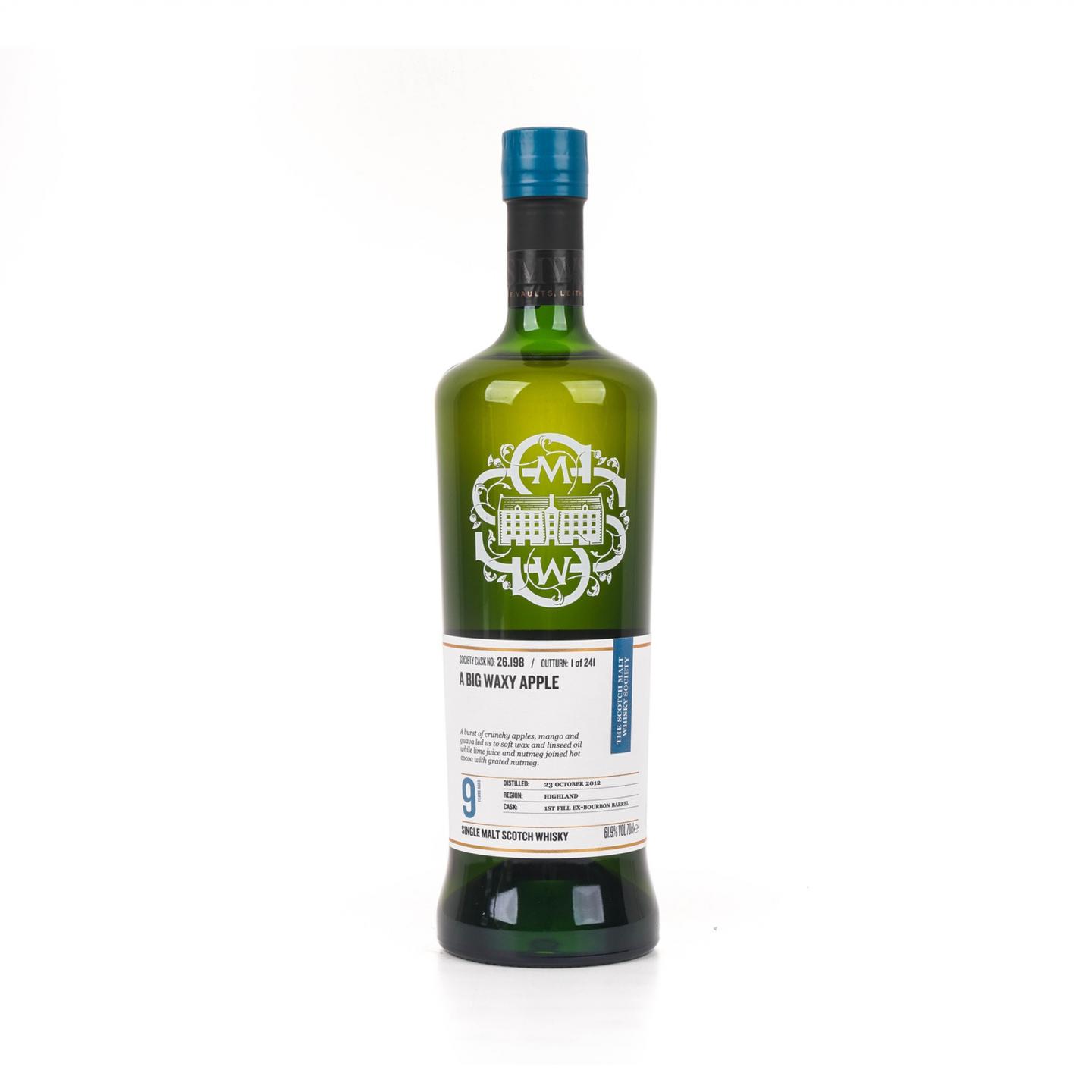 SMWS 26.198 克里尼利基 9年 2012