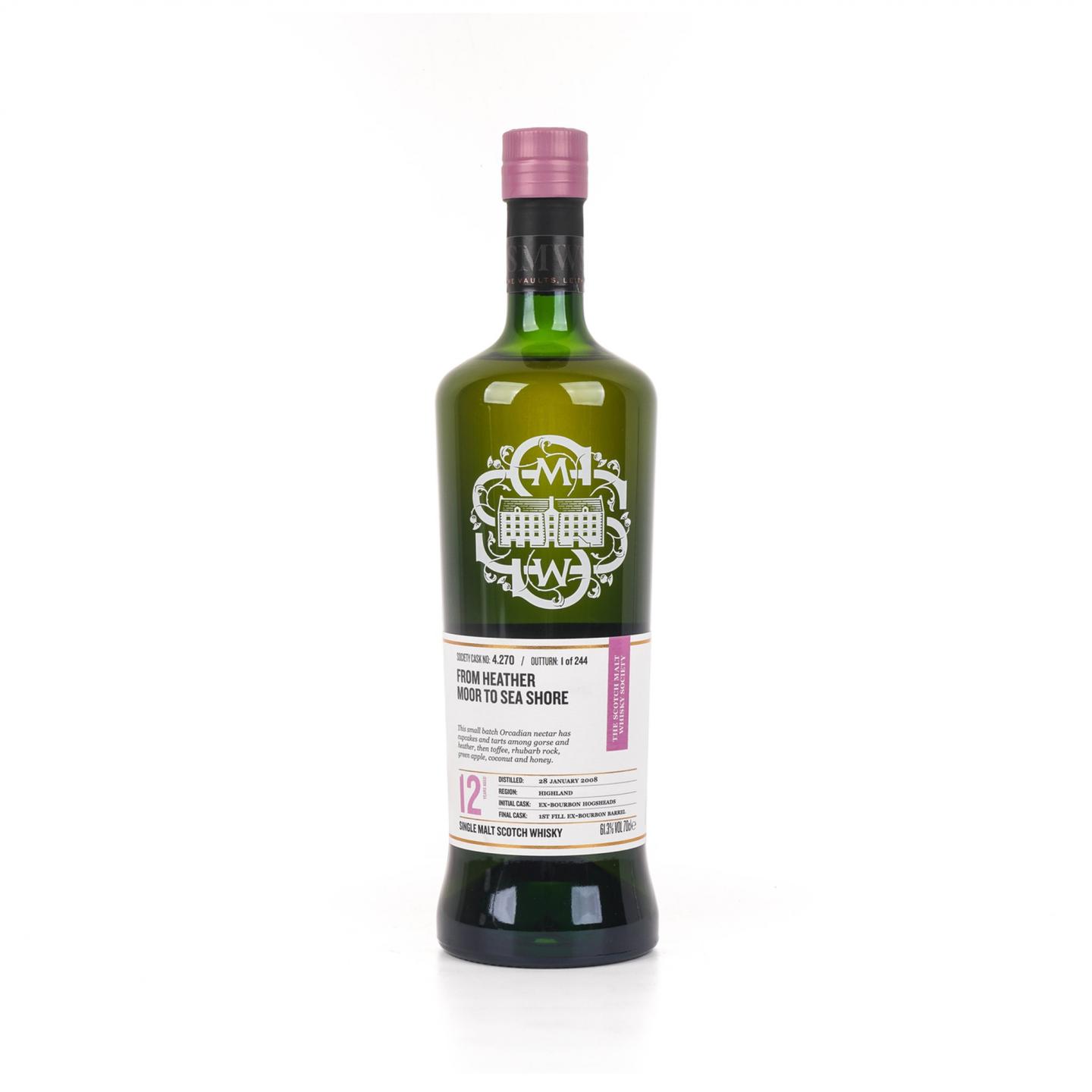 SMWS 4.270 高原骑士 12年 2008 单桶
