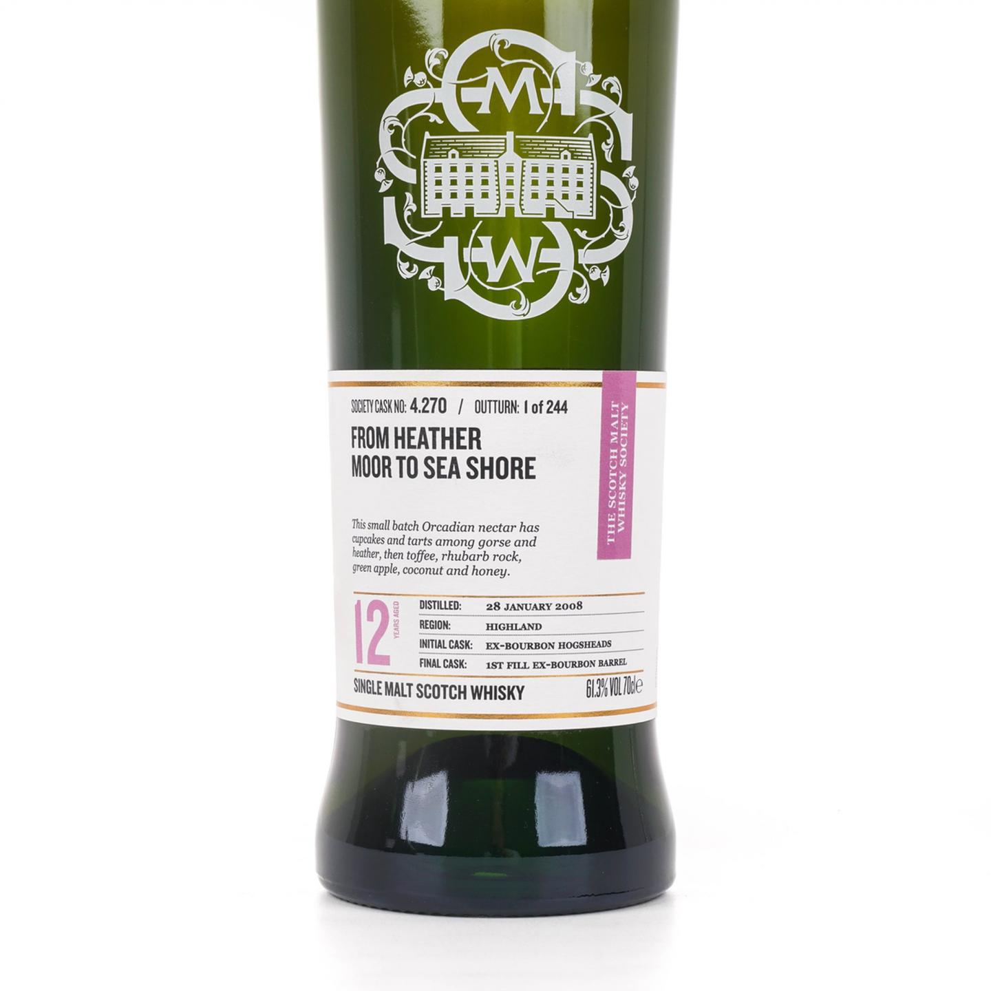 SMWS 4.270 高原骑士 12年 2008 单桶