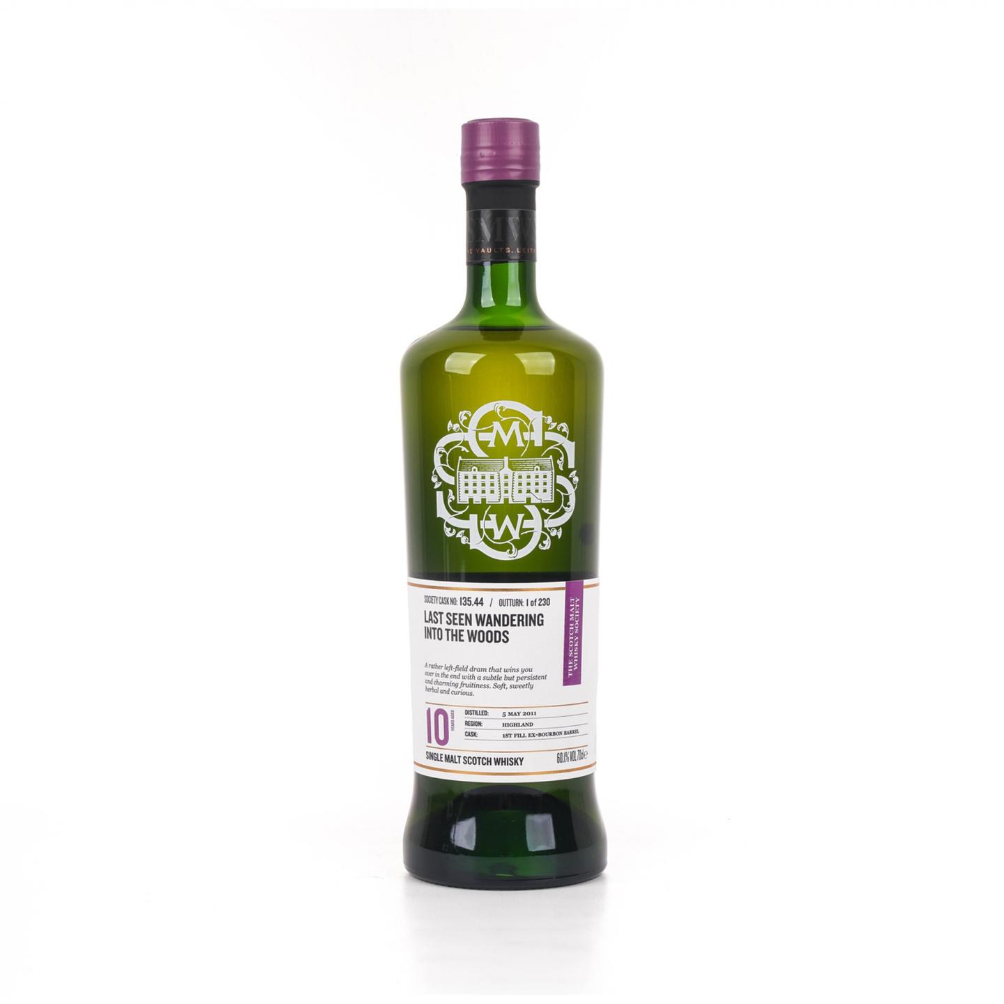 SMWS 135.44 罗曼湖 10年 2011 单桶