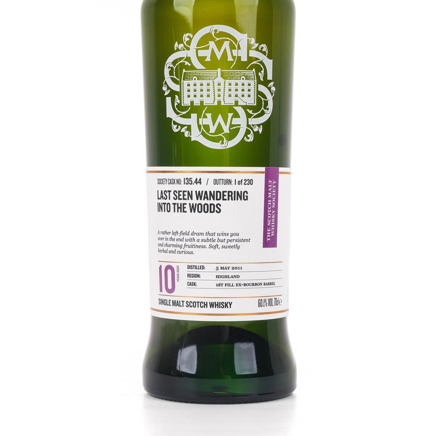 SMWS 135.44 罗曼湖 10年 2011 单桶