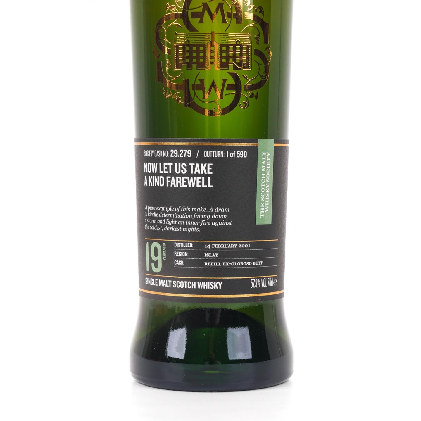 SMWS 29.279 拉弗格 19年 2001 单桶